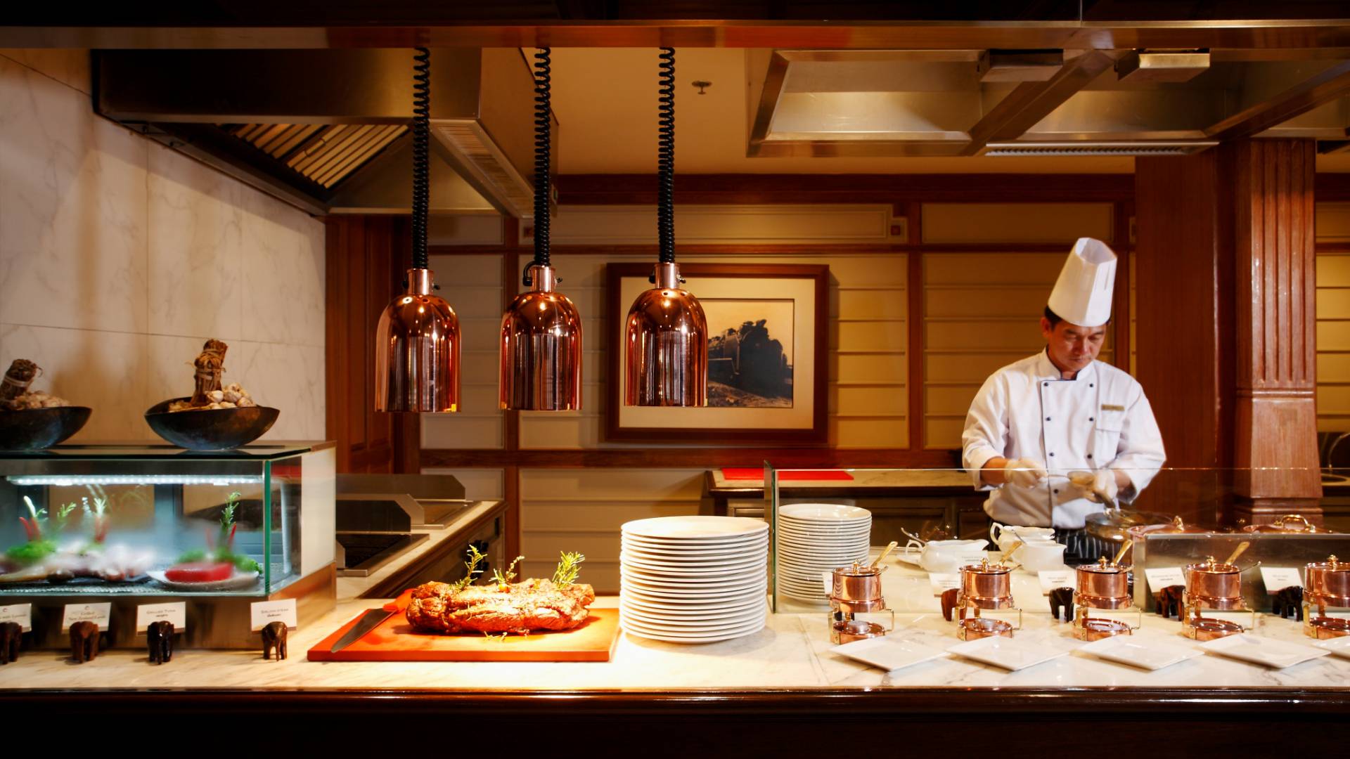 Thailand, Hua Hin, Centara Grand Beach Resort & Villas, Restaurant Chef