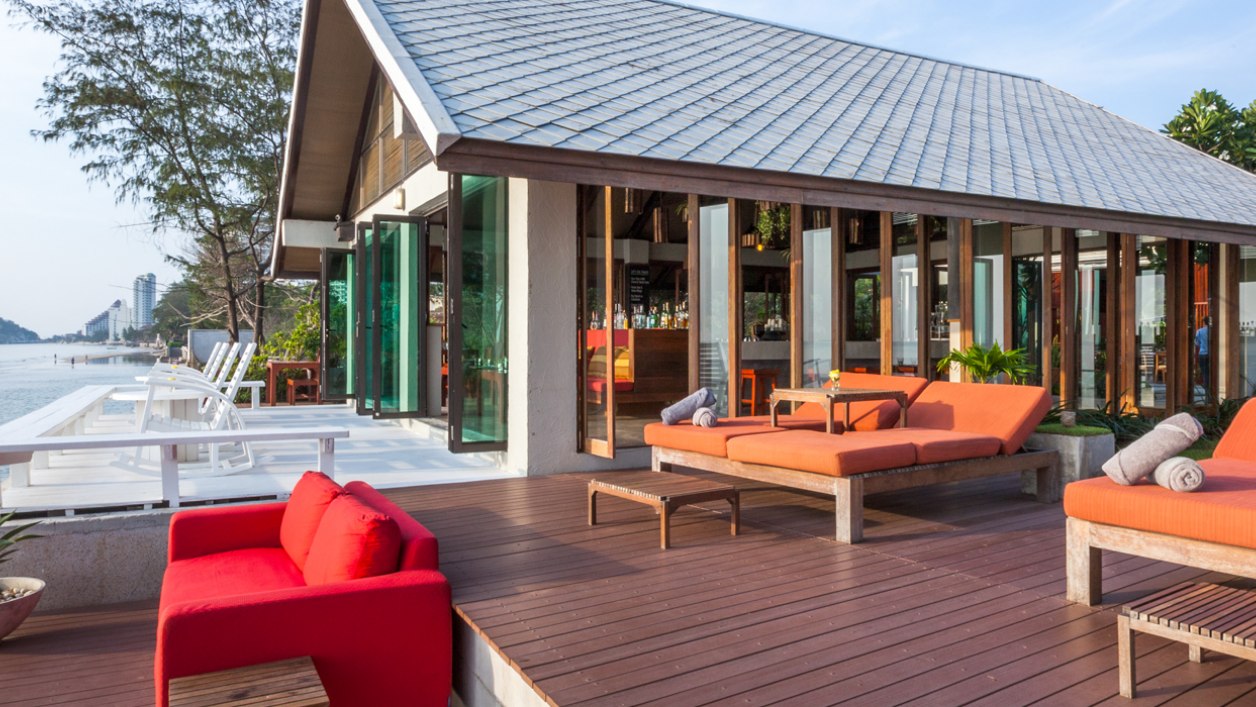 Thailand, Hua Hin, Lets Sea Hua Hin Al Fresco, Dining View