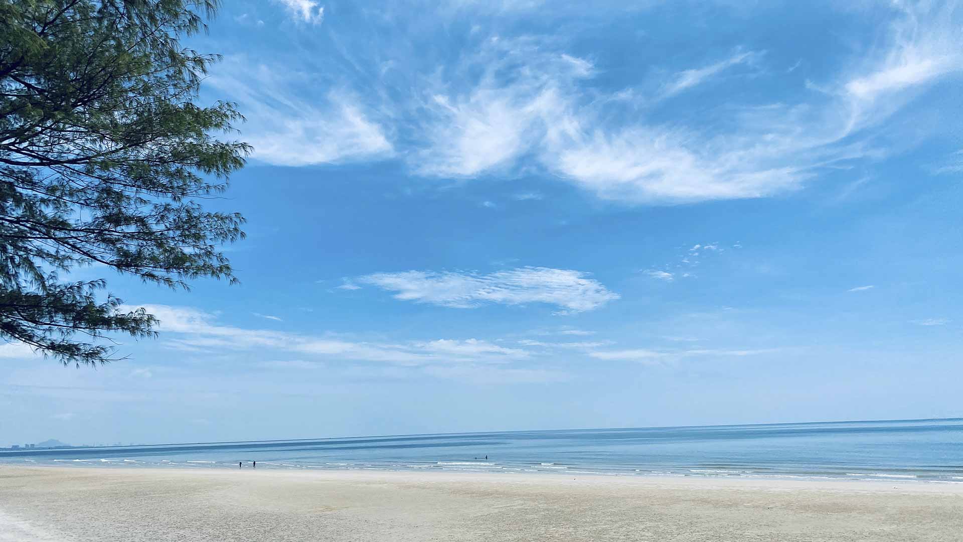 Thailand, Hua Hin, Lets Sea Hua Hin Al Fresco, Beach View