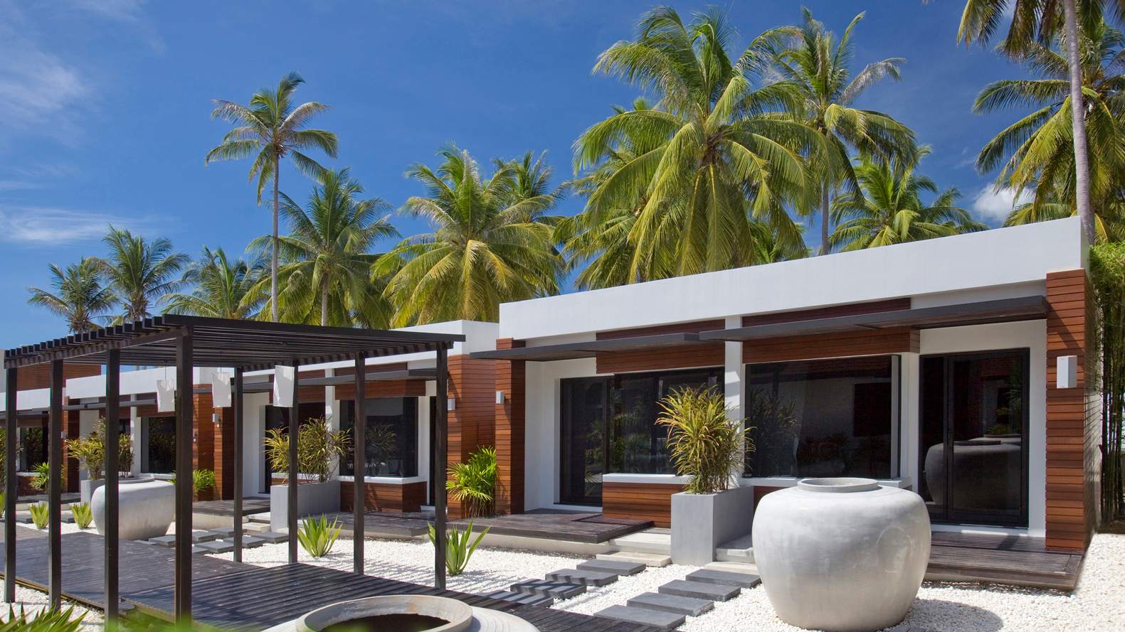 Thailand, Khanom, Aava Resort & Spa, Bungalow Outside