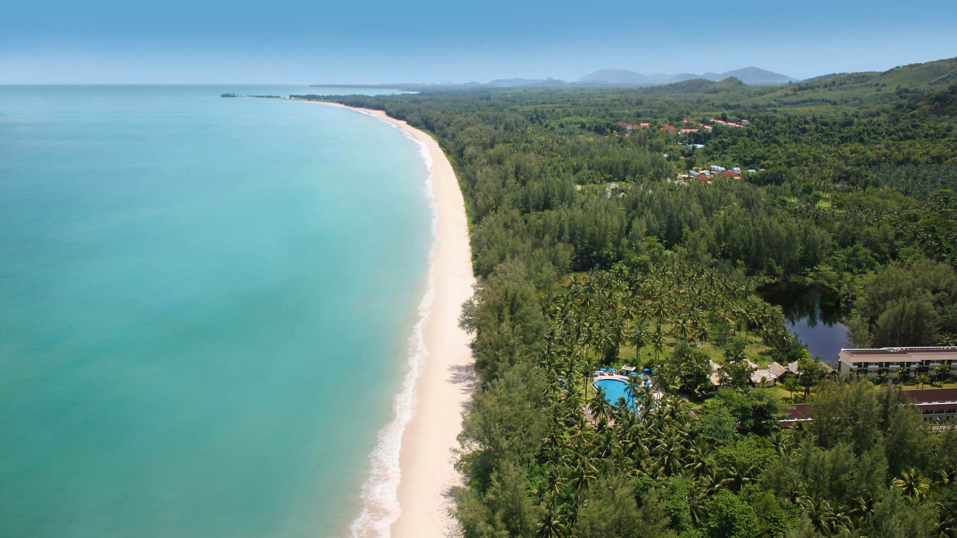 Thailand, Khao Lak, Outrigger Khao Lak Beach Resort, Beach View