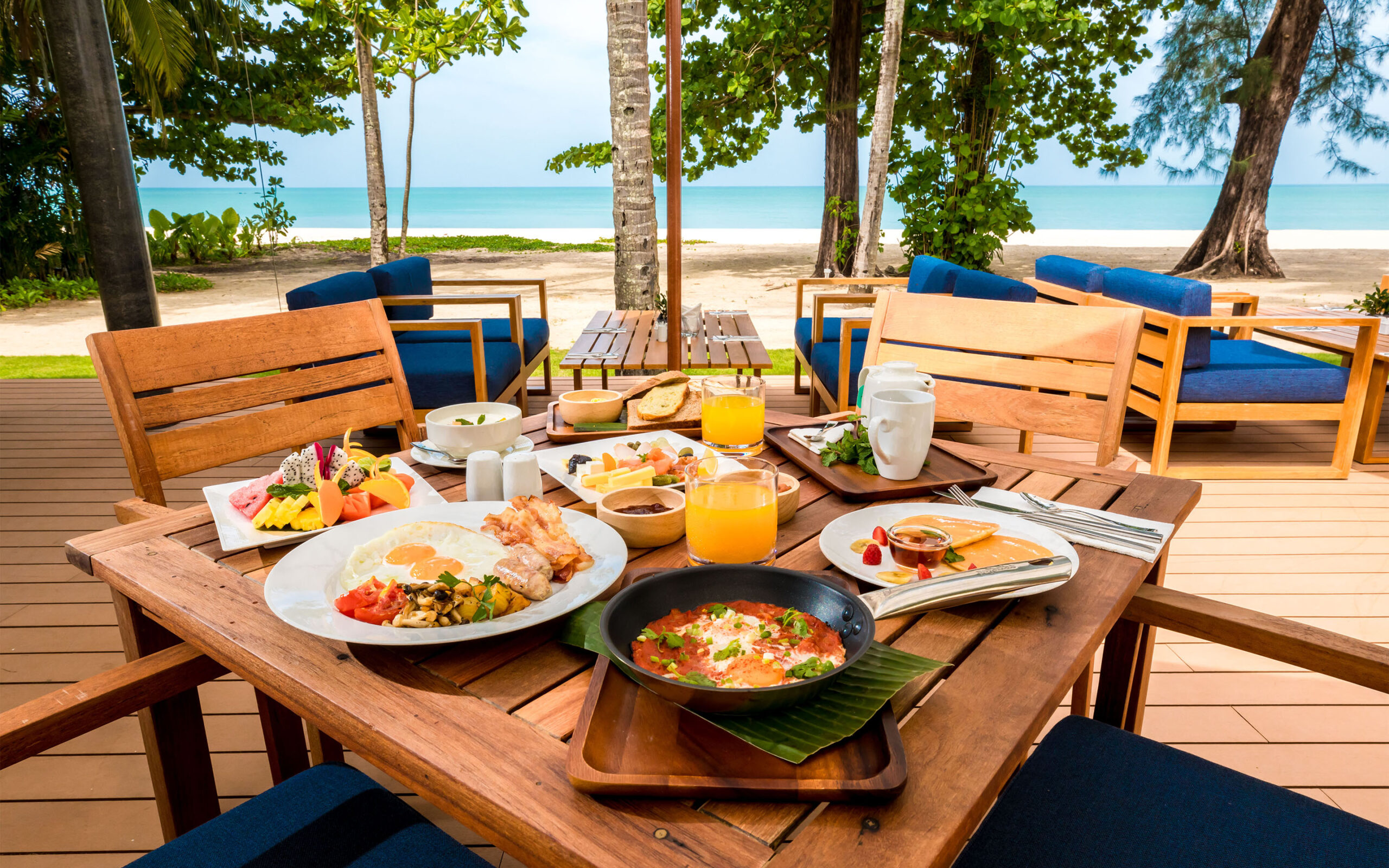 Thailand, Khao Lak, Outrigger Khao Lak Beach Resort, Breakfast Morning
