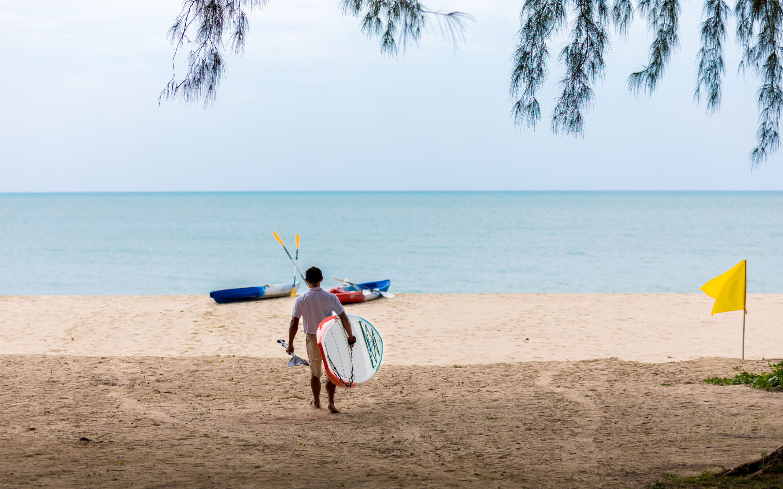 Thailand, Khao Lak, Outrigger Khao Lak Beach Resort, Kayaking