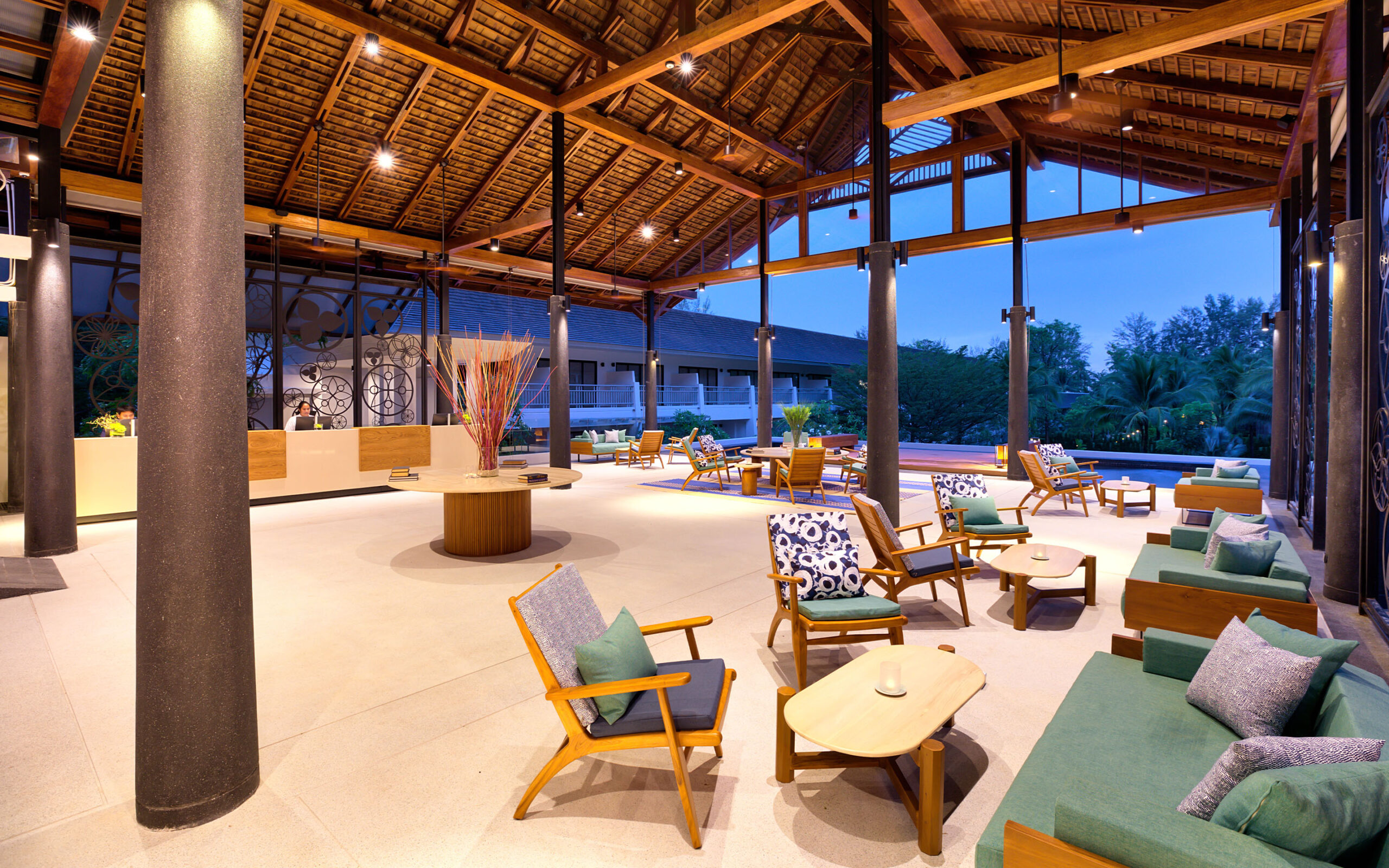 Thailand, Khao Lak, Outrigger Khao Lak Beach Resort, Lobby Area