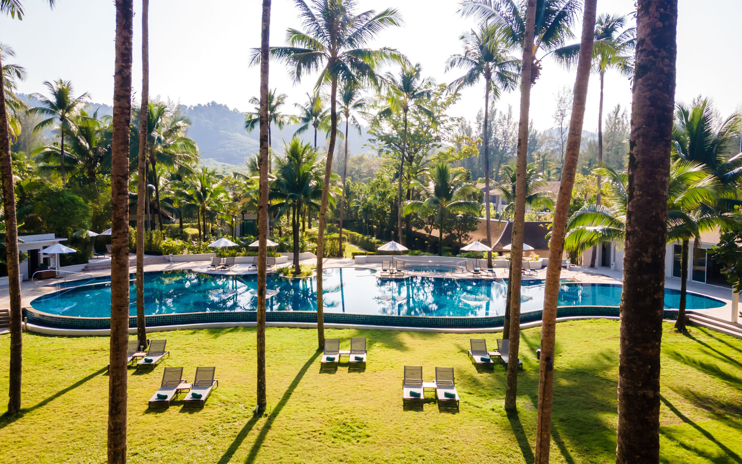 Thailand, Khao Lak, Outrigger Khao Lak Beach Resort, Pool Area