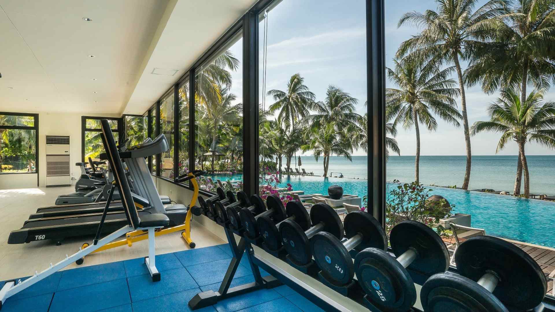 Thailand, Koh Chang, KC Grande Beach Resort & Spa, Fitness View