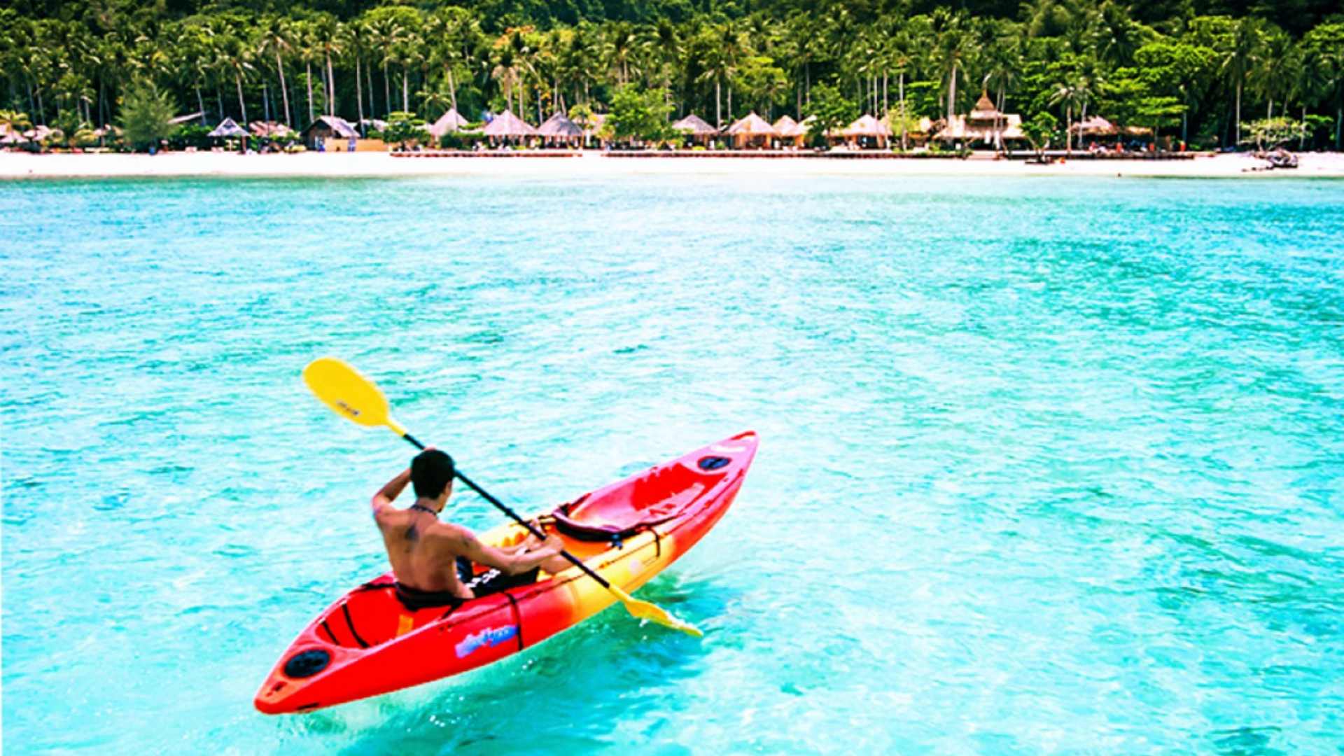 Thailand, Koh Ngai, Thapwarin Resort, Kajak Hav