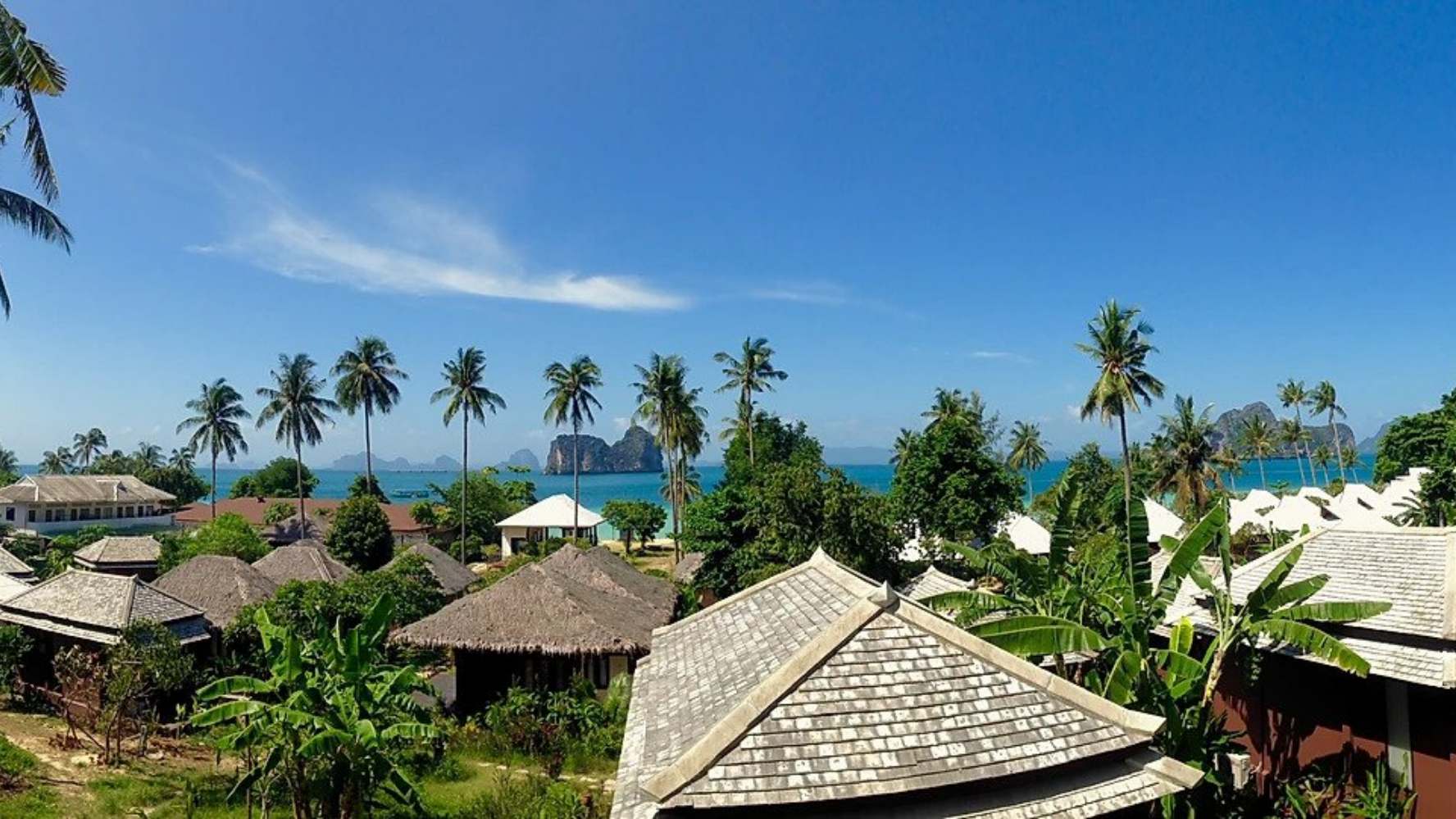 Thailand, Koh Ngai, Thanya Beach Resort, Udsigt Resort
