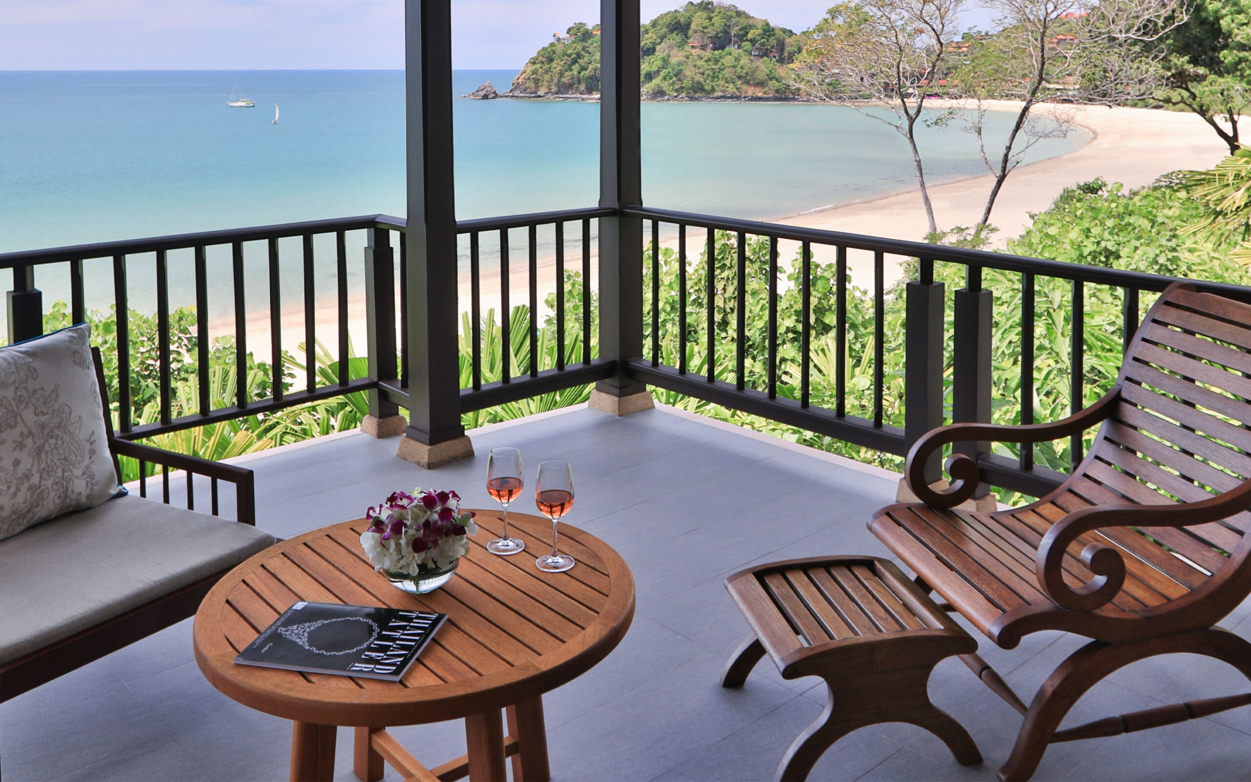 Rejser til Thailand, Koh Lanta, Pimalai Resort & Spa, deluxe bayfront v&aelig;relse