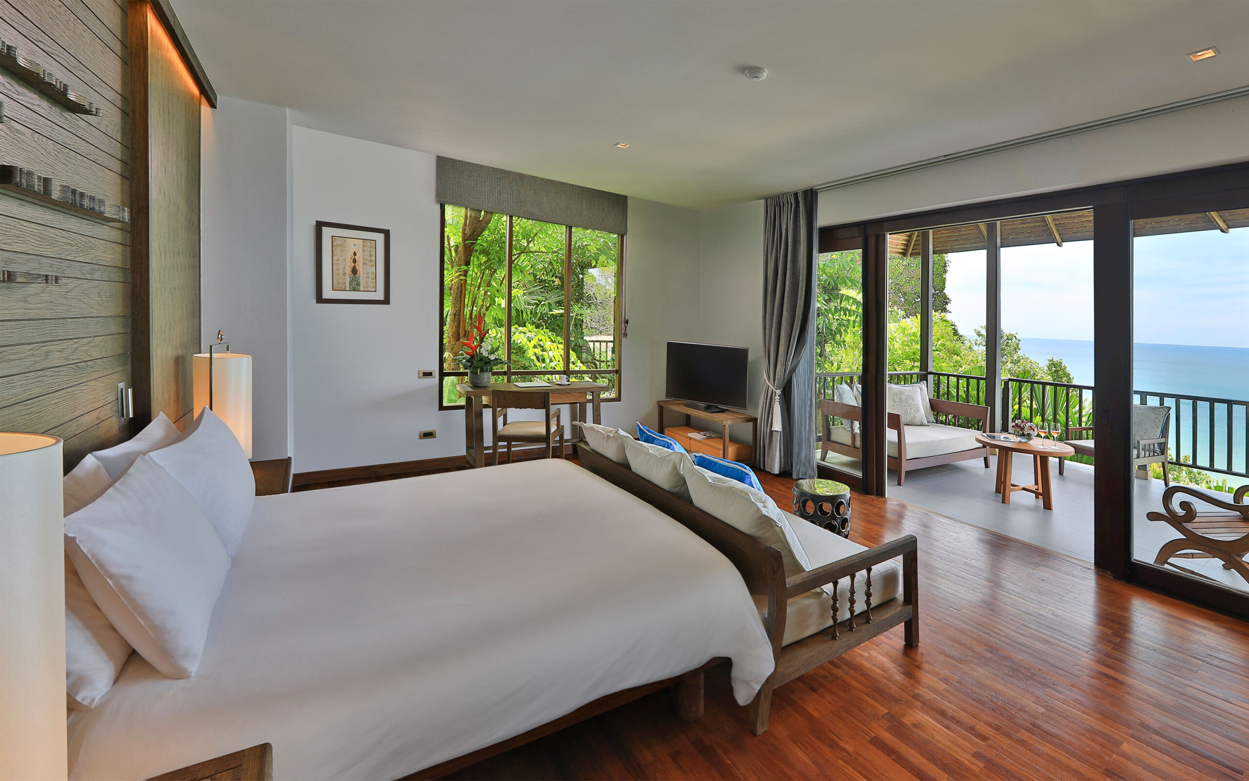 Rejser til Thailand, Koh Lanta, Pimalai Resort & Spa, bayfront deluxe v&aelig;relse