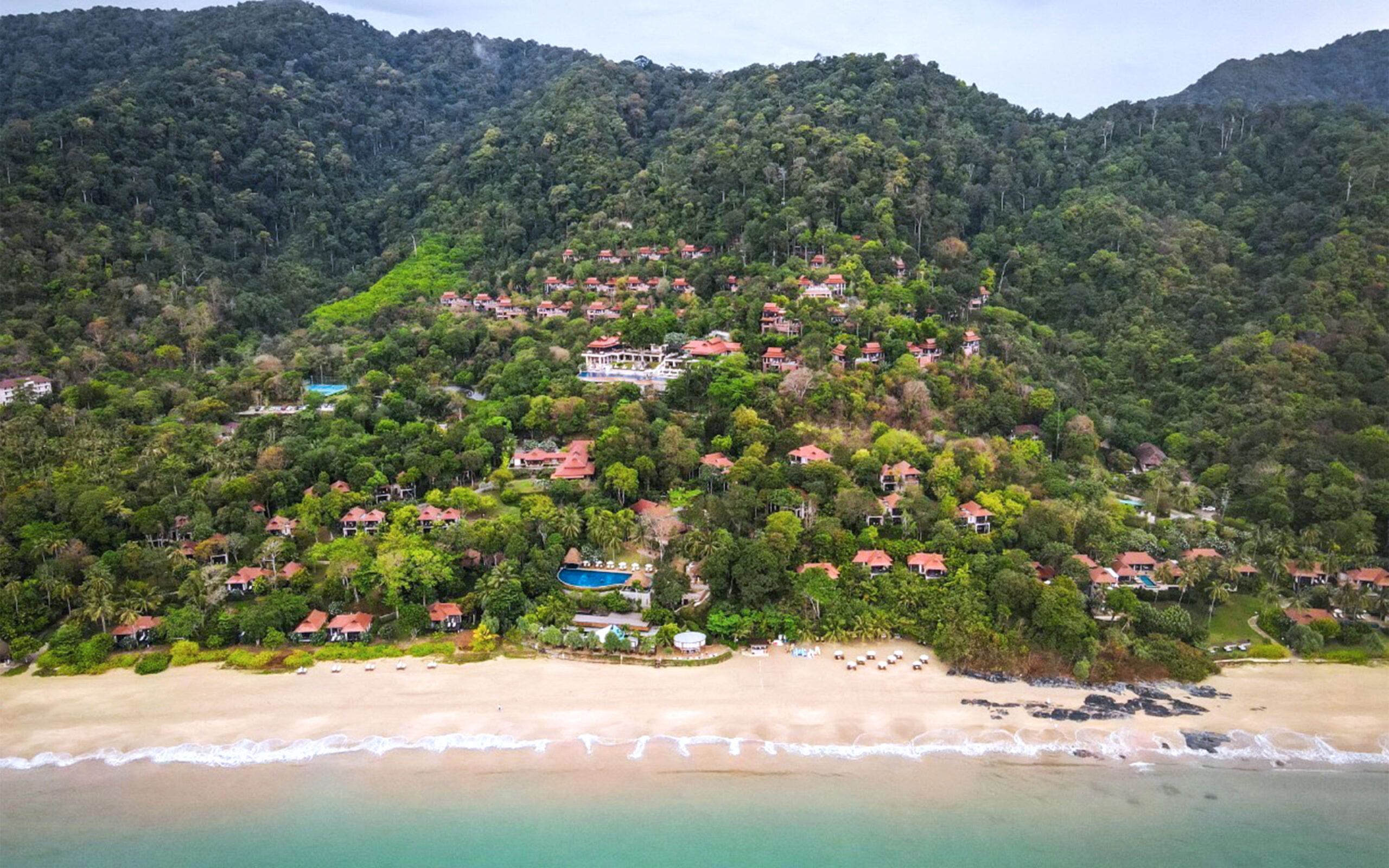 Rejser til Thailand, Koh Lanta, Pimalai Resort & Spa, stranden
