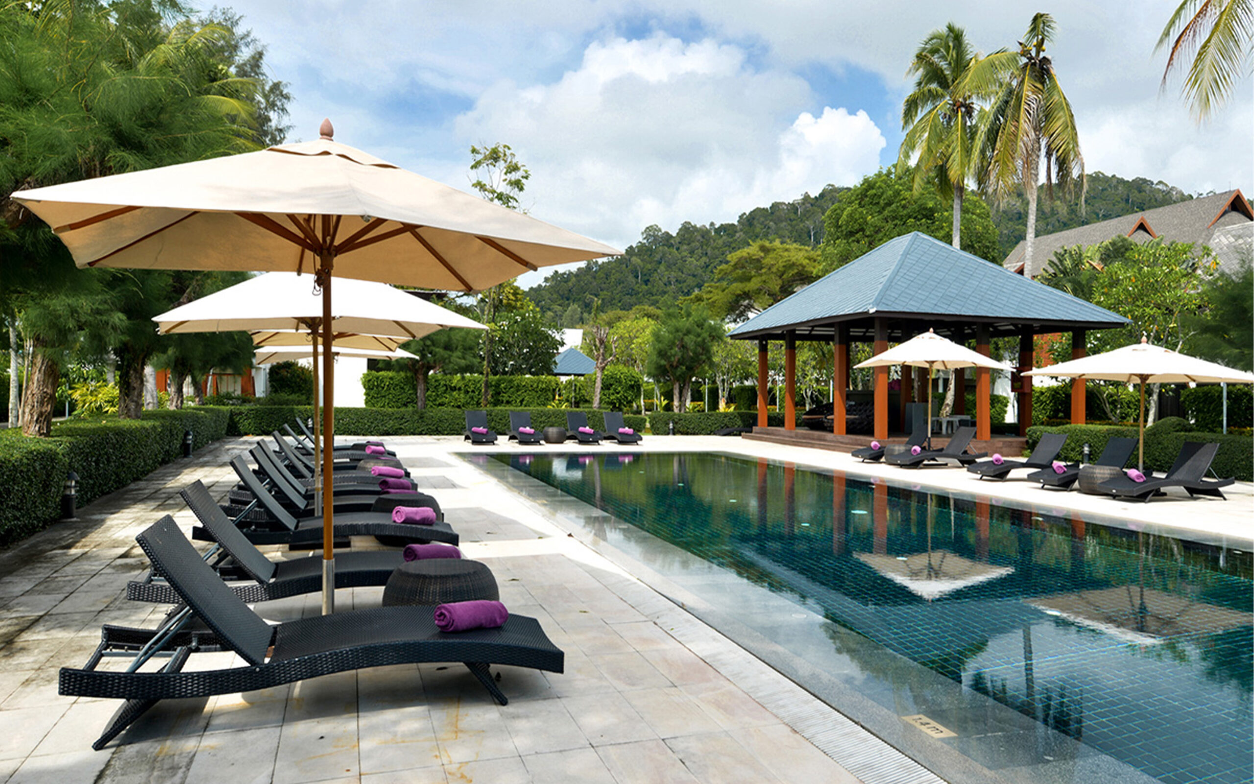 Thailand, Koh Lanta, Twin Lotus, Pool View