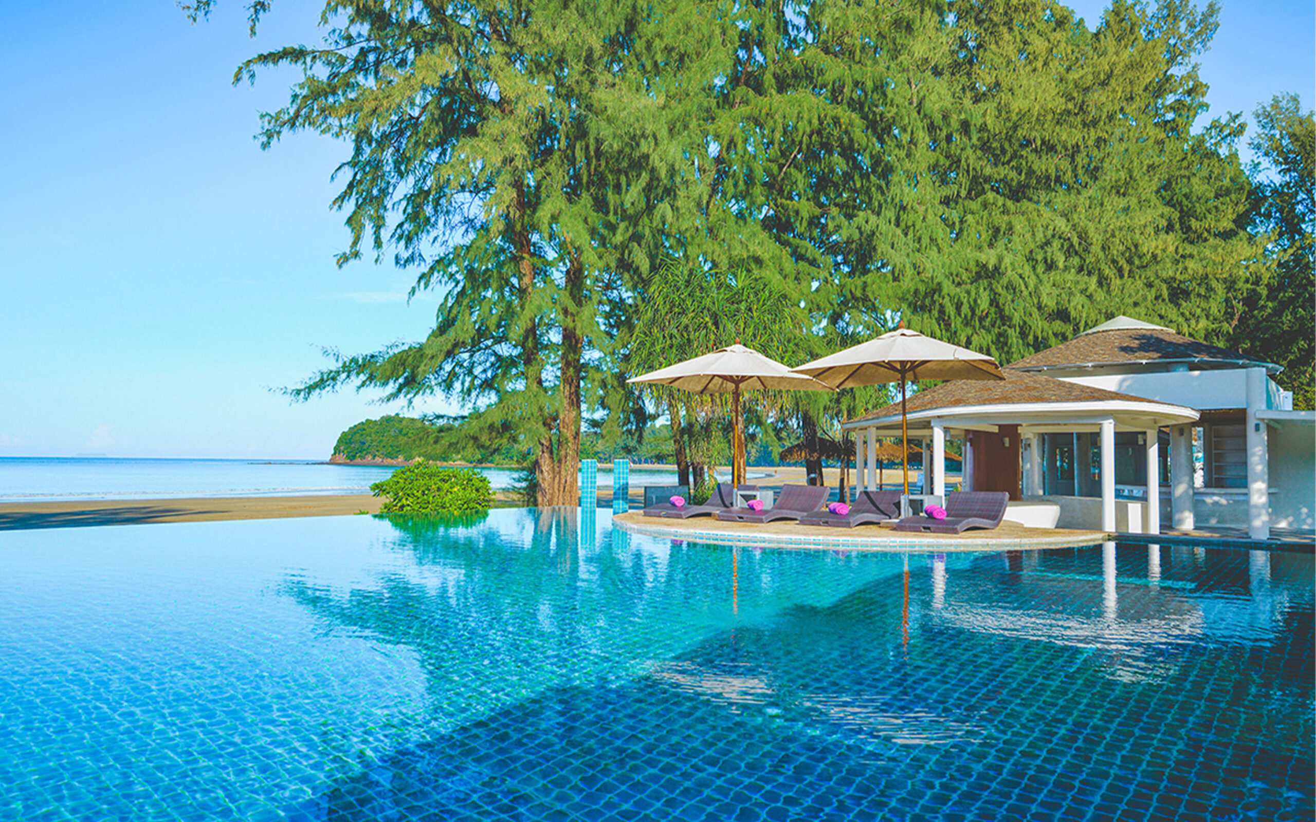 Thailand, Koh Lanta, Twin Lotus, Pool View