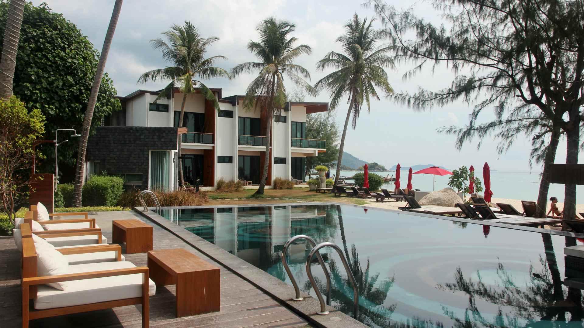 Thailand, Koh Lipe, Idyllic Concept Resort, Pool View