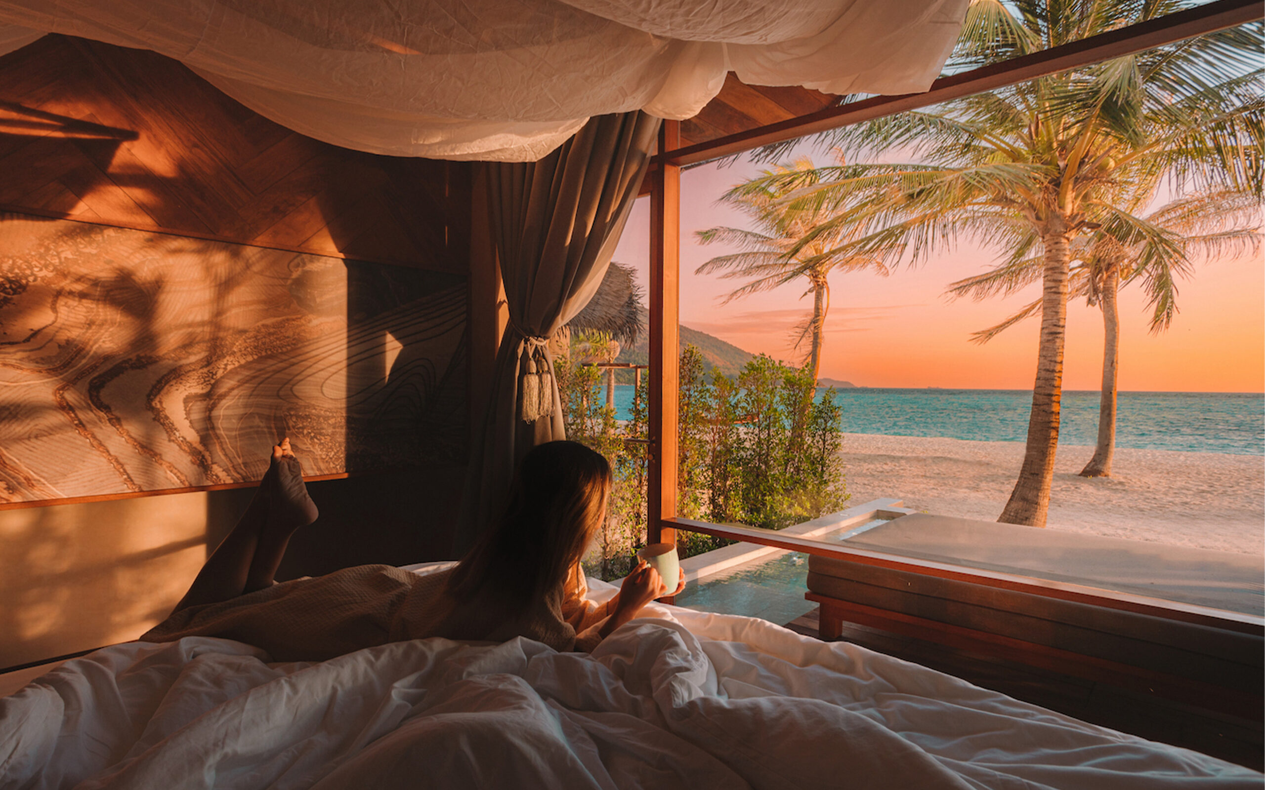 Thailand Koh Lipe Irene Luxury Beach Resort Solnedgang
