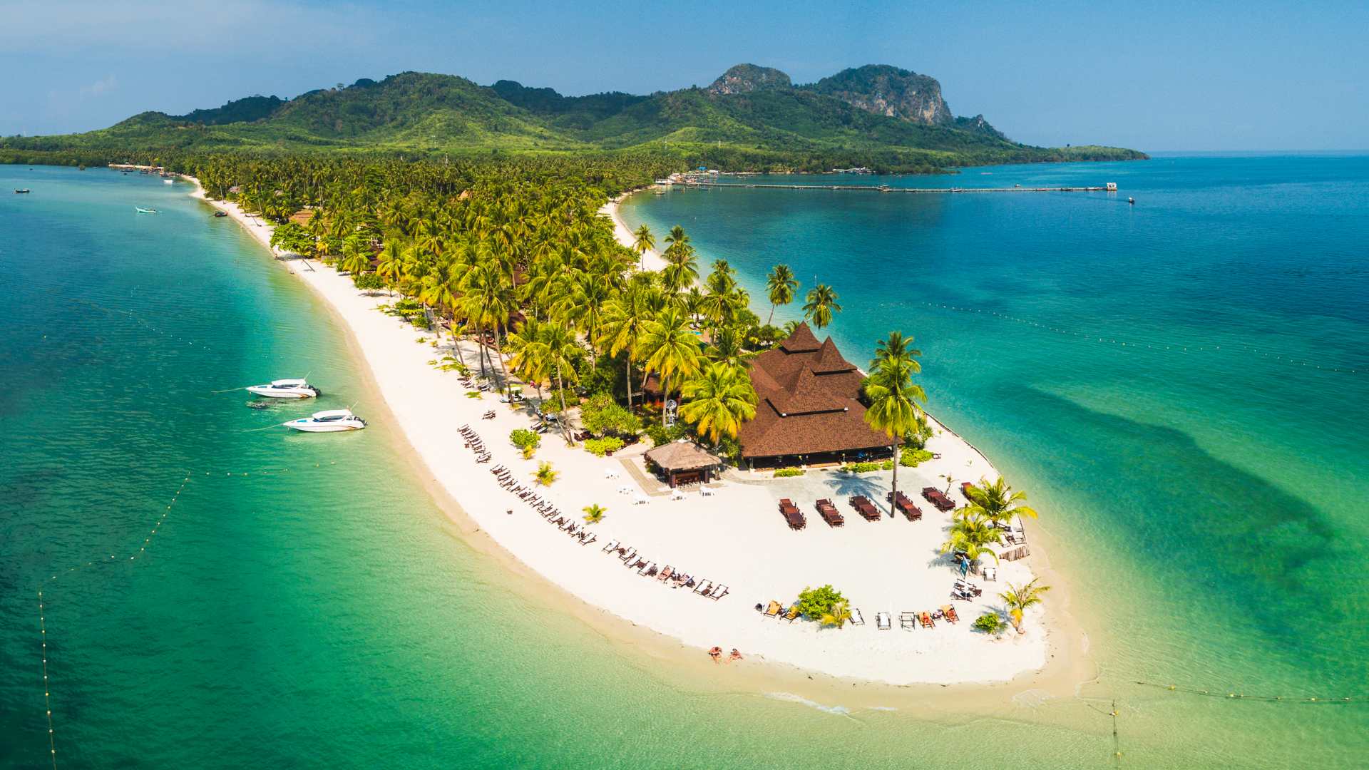 Thailand, Koh Mook, Koh Mook Sivalai Beach Resort, Beach View