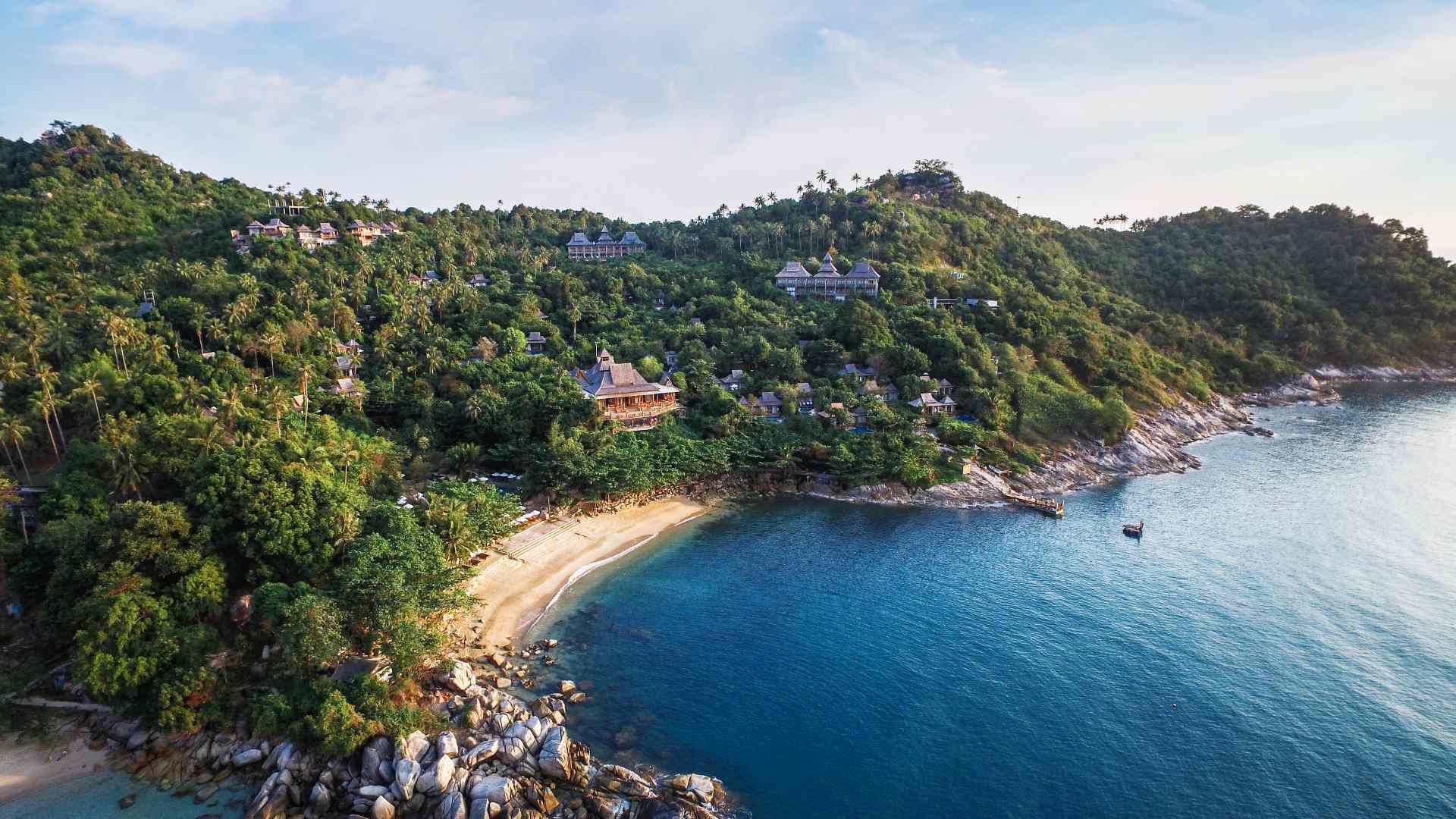 Thailand, Koh Phangan, Santhiya Koh Phangan Resort & Spa, Udsigt Resort