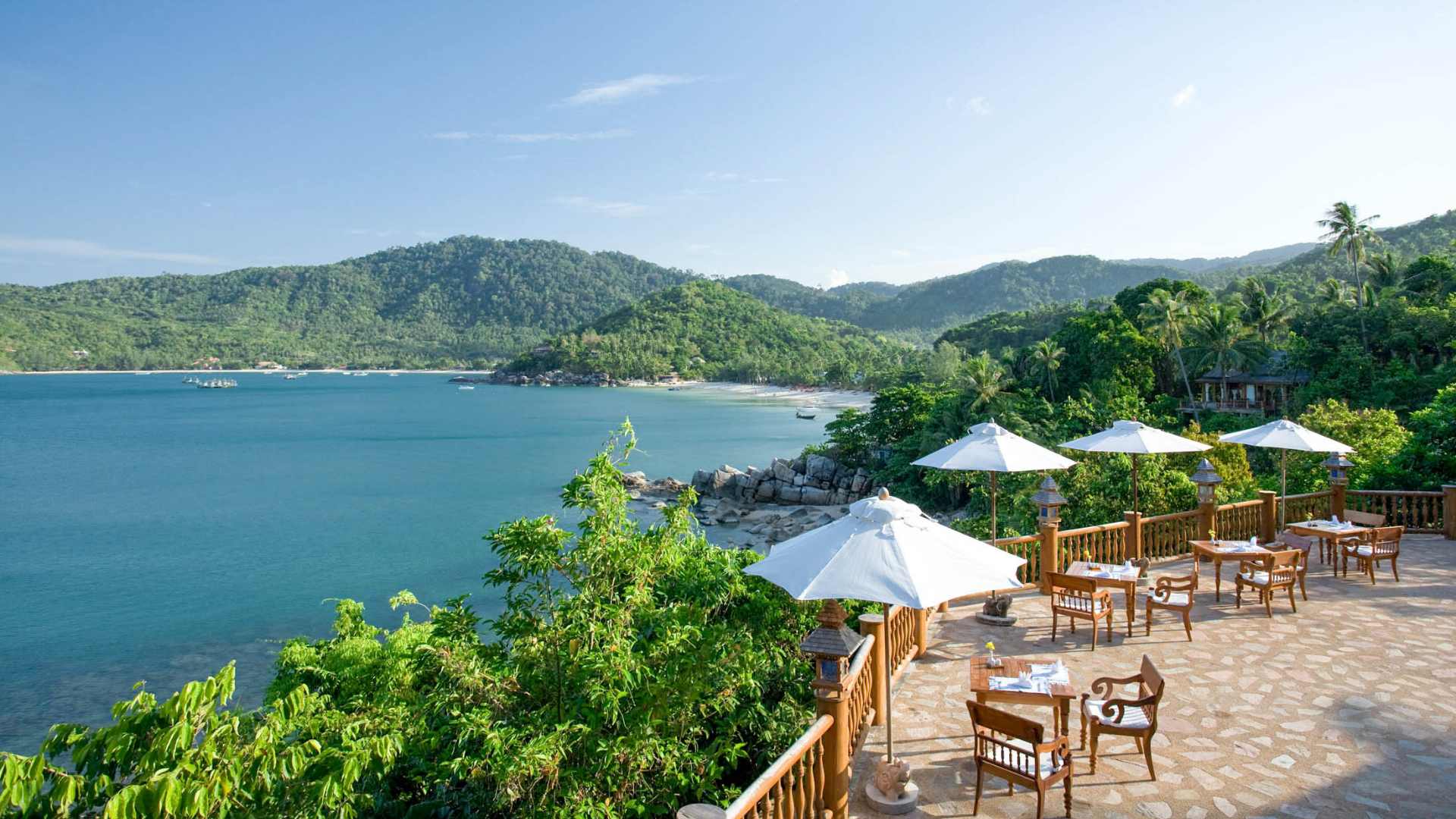Thailand, Koh Phangan, Santhiya Koh Phangan Resort & Spa, Udsigt Strand