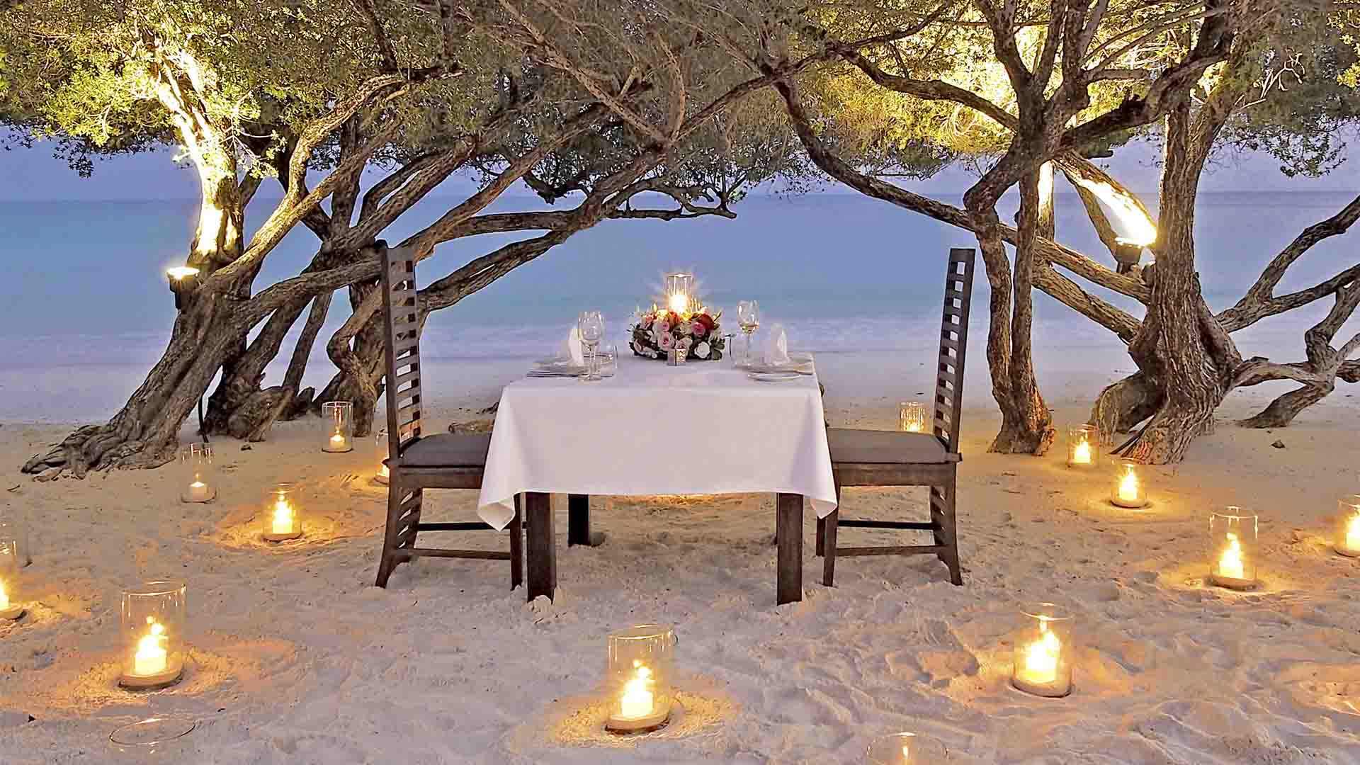 Thailand, Koh Samet, Paradee Resort, Dinner on Beach