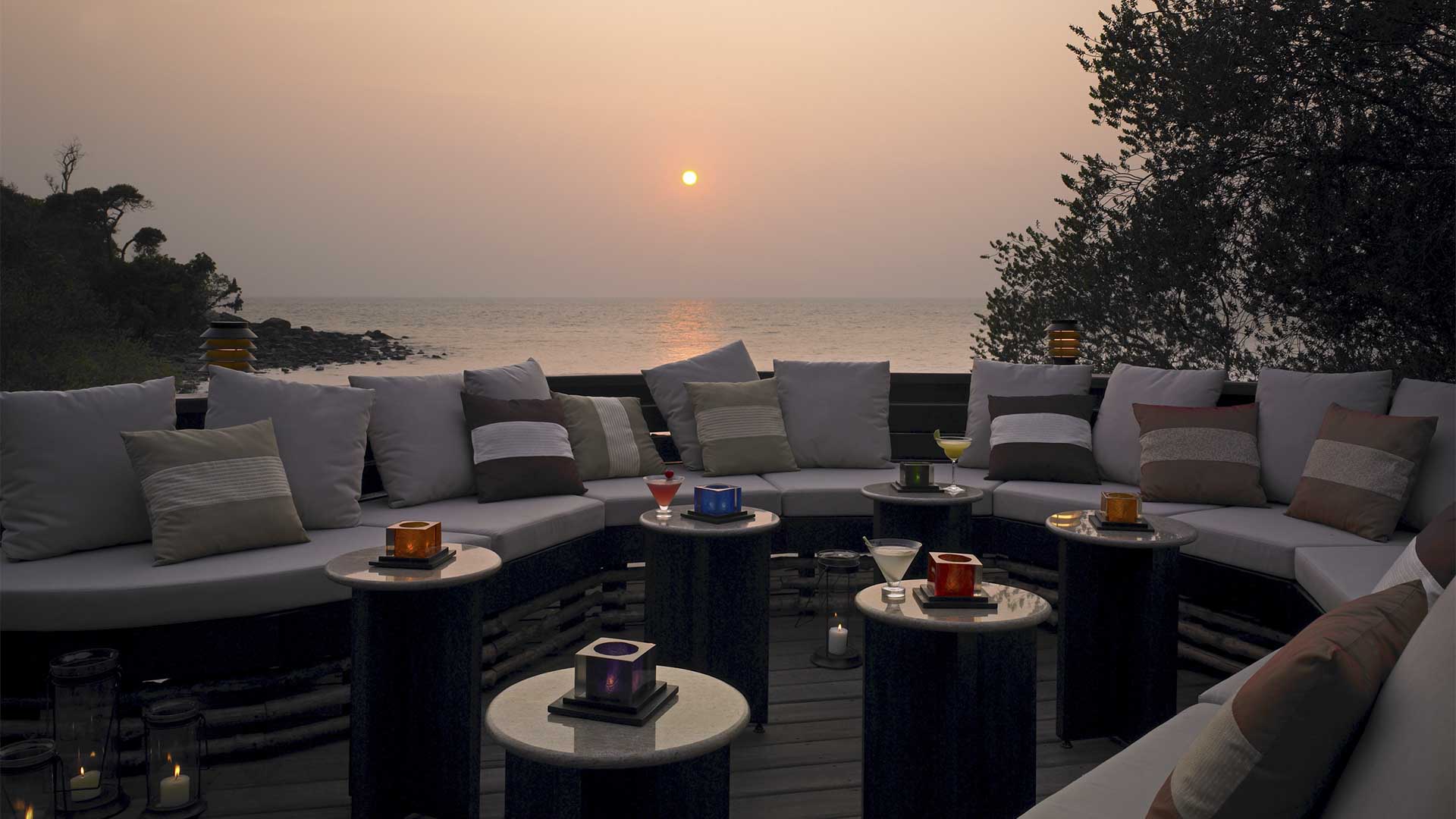 Thailand, Koh Samet, Paradee Resort, Sunset Bar