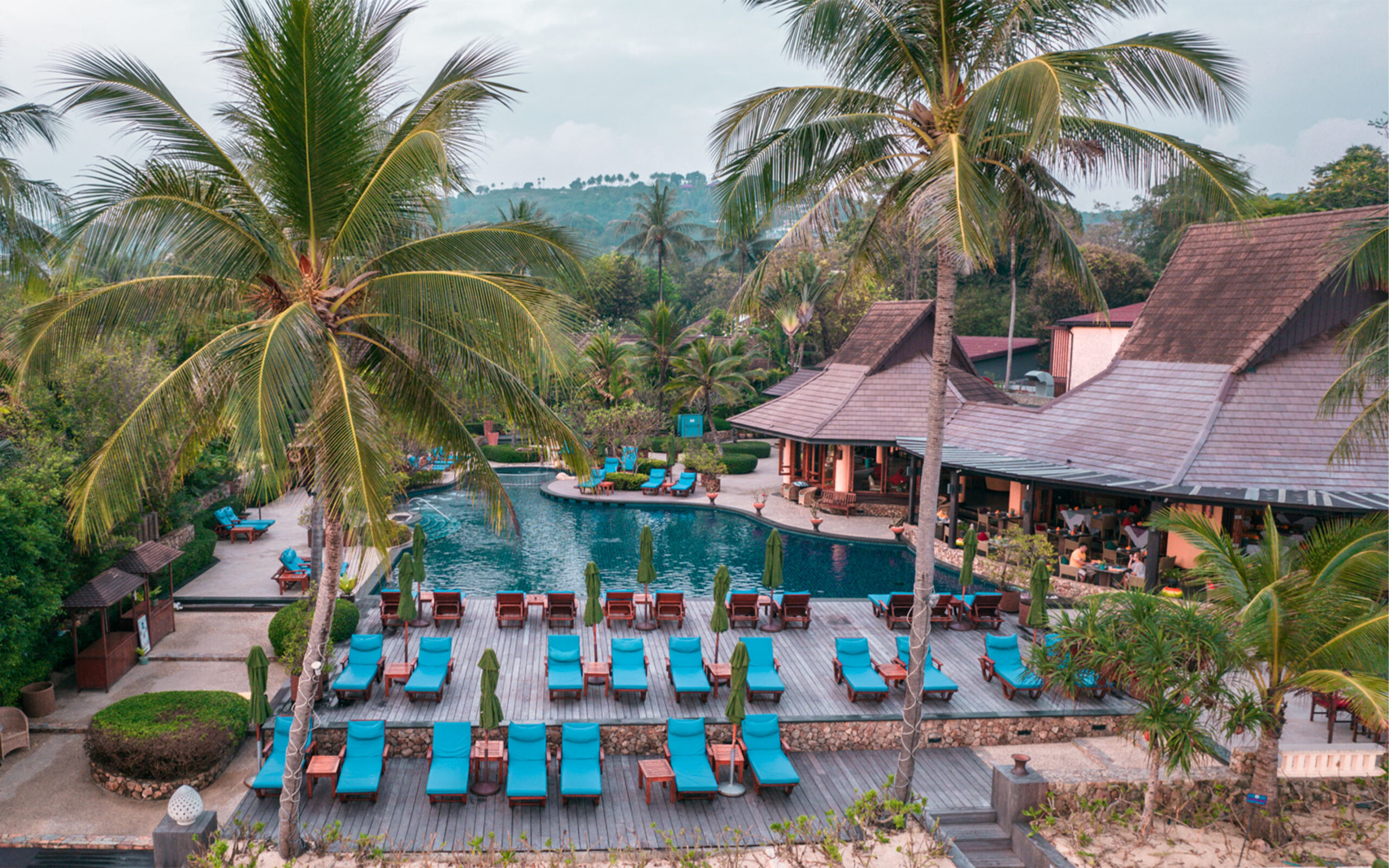 Thailand, Koh Samui, Bo Phut Resort, Pool Område