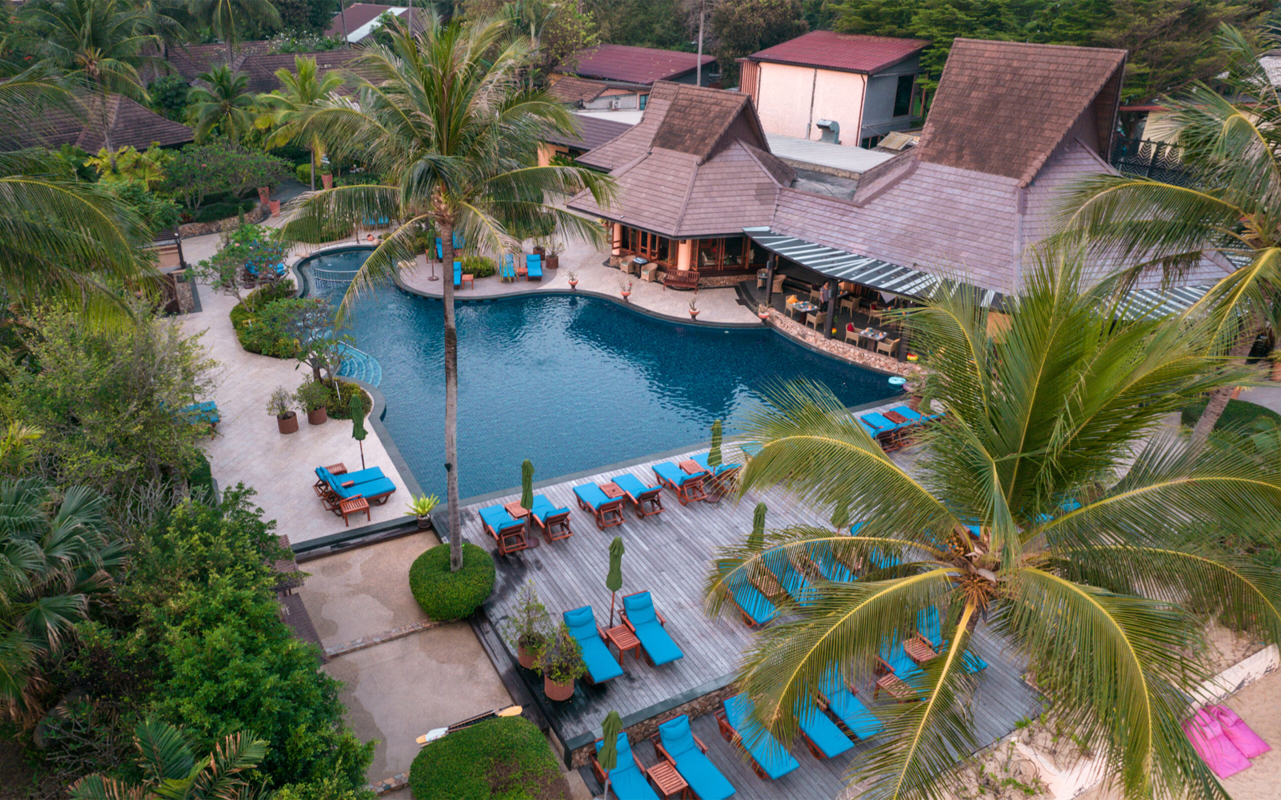 Thailand, Koh Samui, Bo Phut Resort, Pool Område