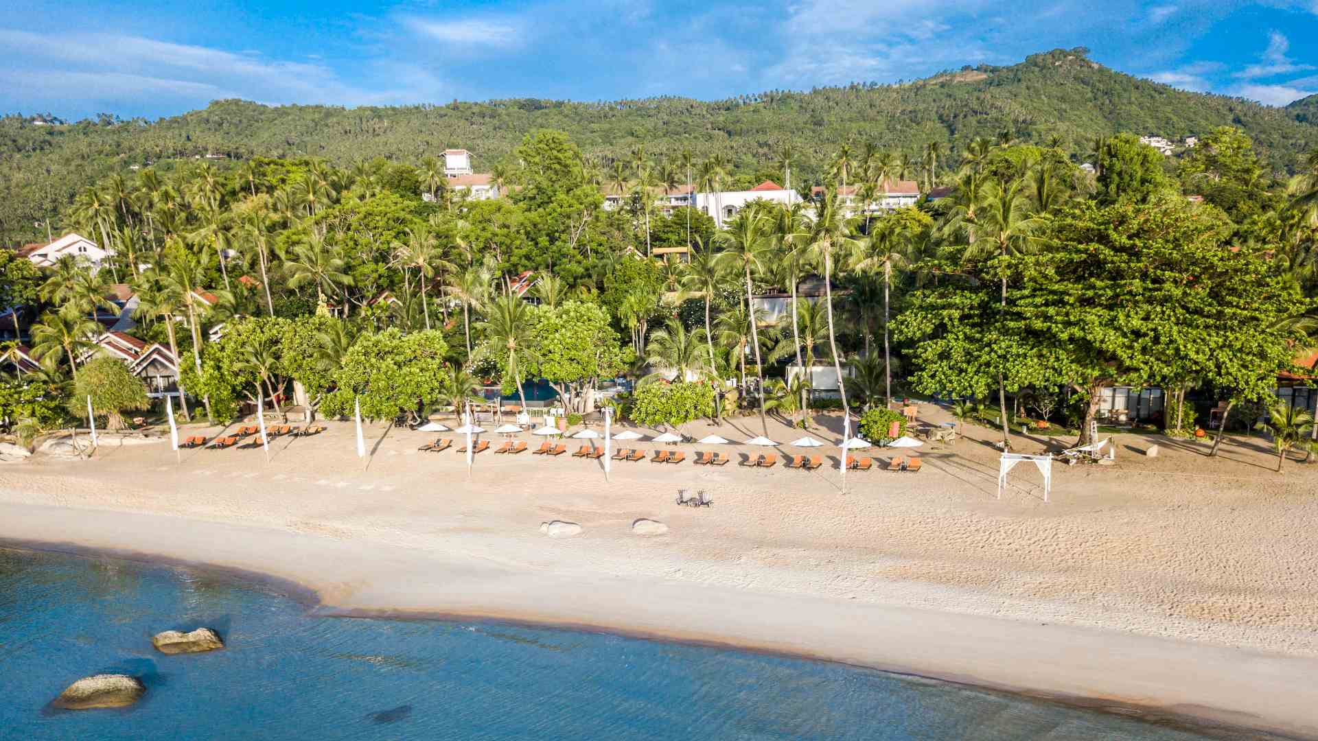 Thailand, Koh Samui, New Star Beach Resort, Stranden Udsigt