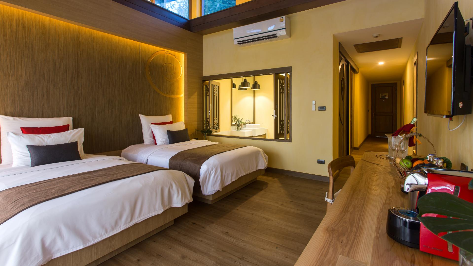 Thailand, Koh Samui, New Star Beach Resort, Deluxe Balcony V&aelig;relse