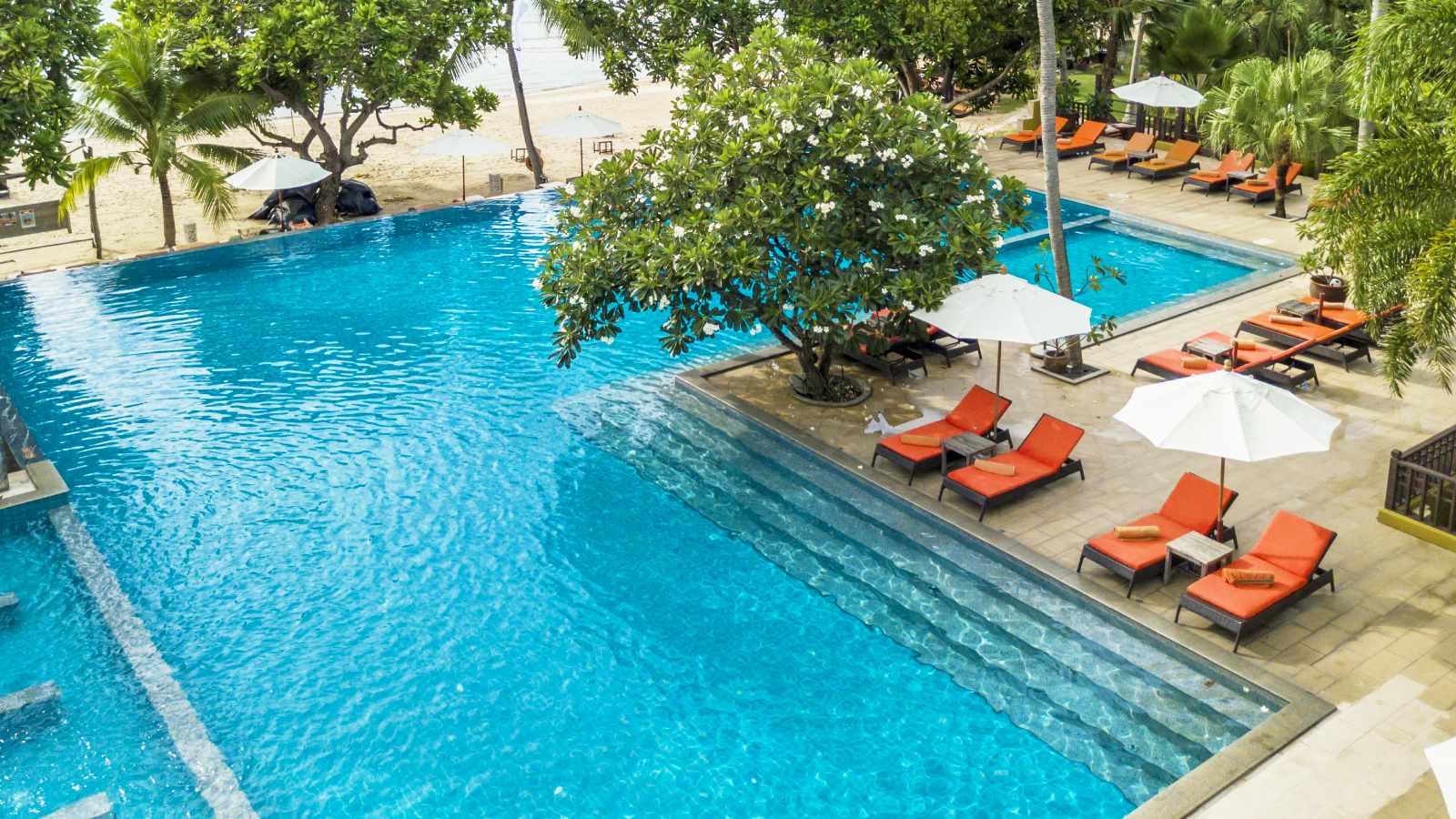 Thailand, Koh Samui, New Star Beach Resort, Pool Omr&aring;de