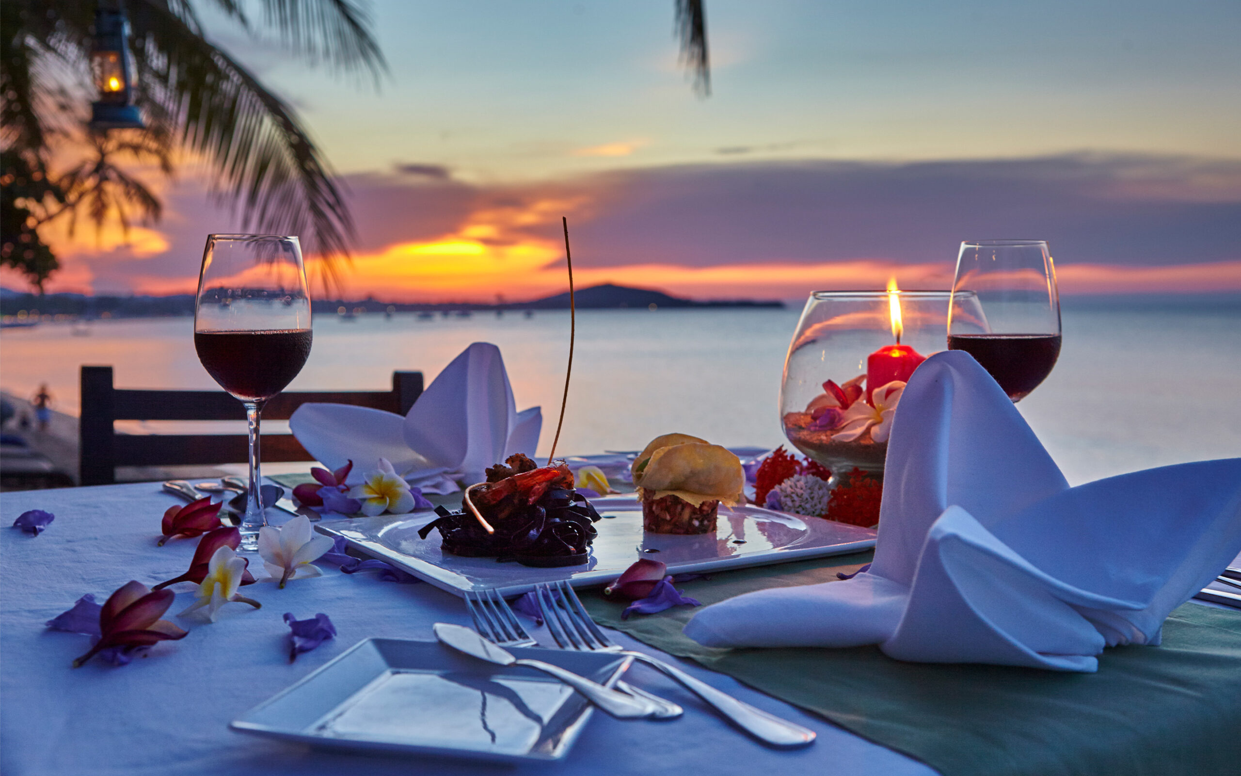 Thailand, Koh Samui, Paradise Beach Resort, Romantisk Middag