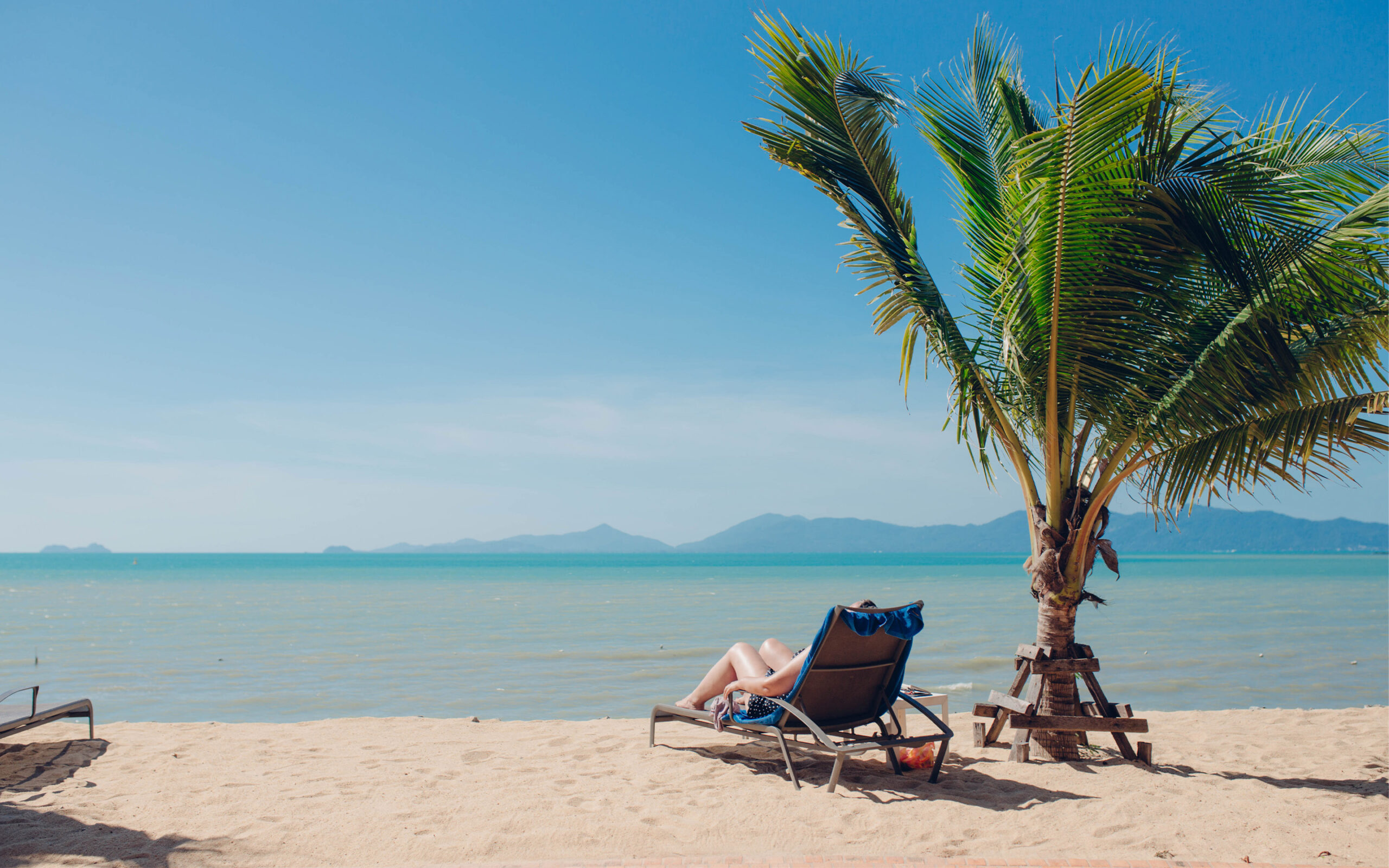 Thailand, Koh Samui, Paradise Beach Resort, Strand Udsigt