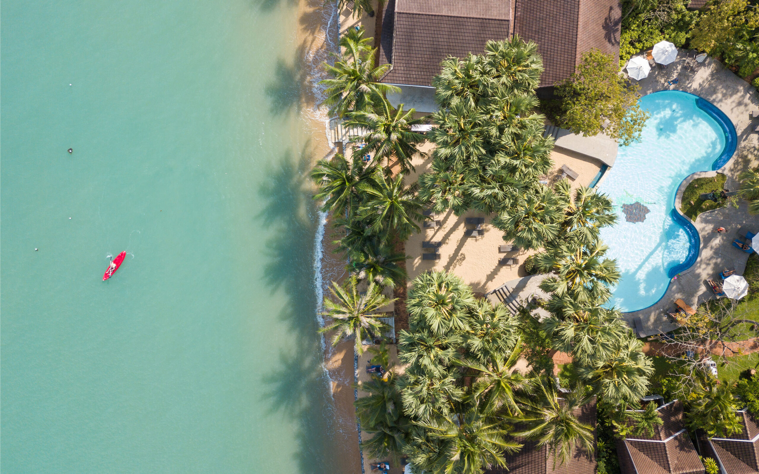 Thailand, Koh Samui, Paradise Beach Resort, Strand Udsigt