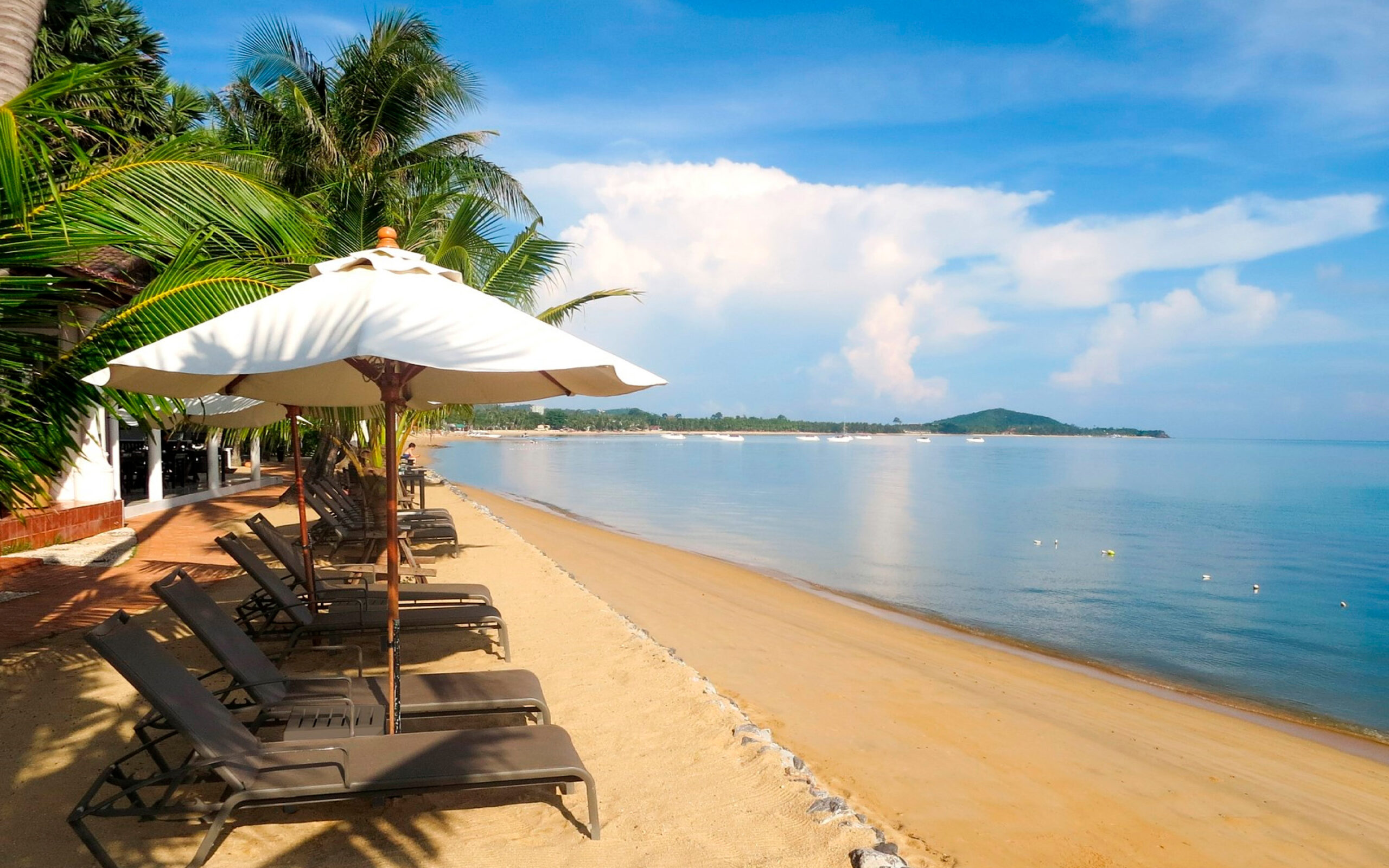 Thailand, Koh Samui, Paradise Beach Resort, Strand Udsigt