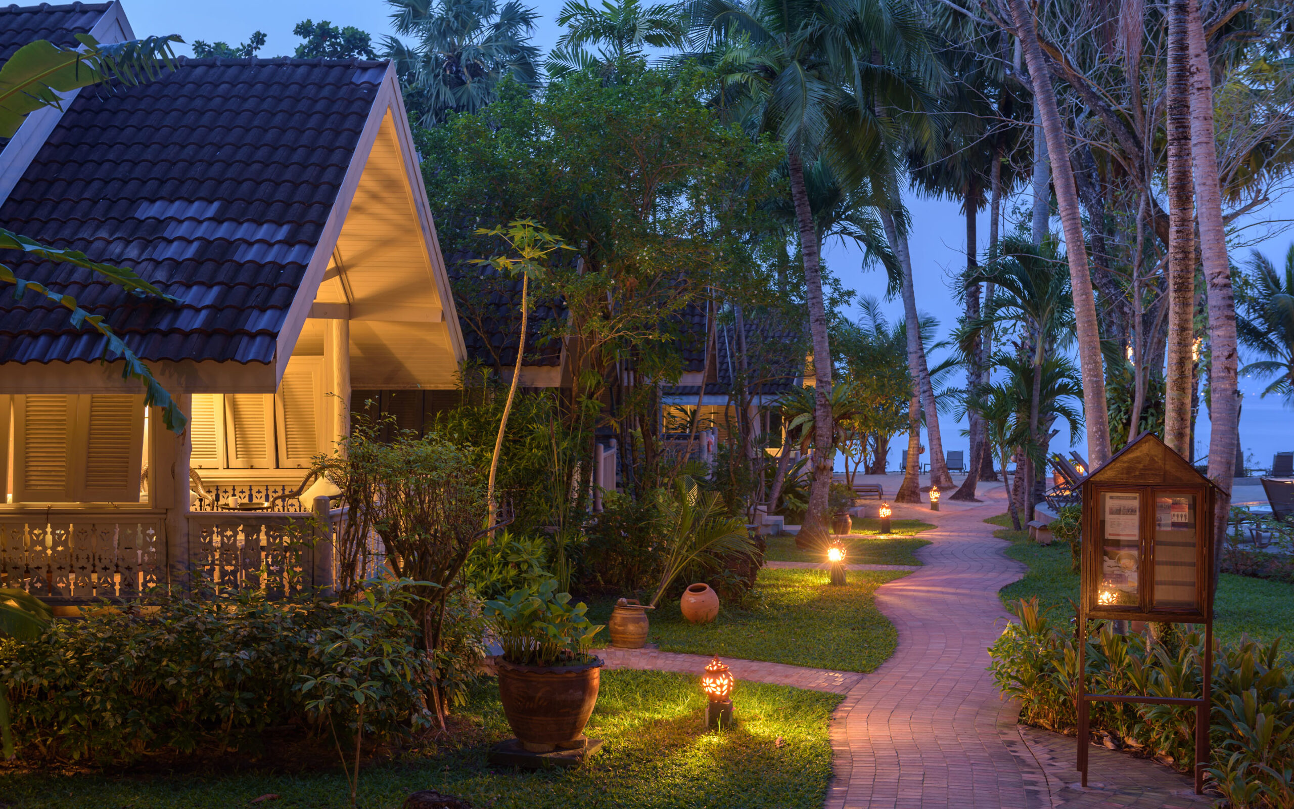Thailand, Koh Samui, Paradise Beach Resort, Beach Villaer