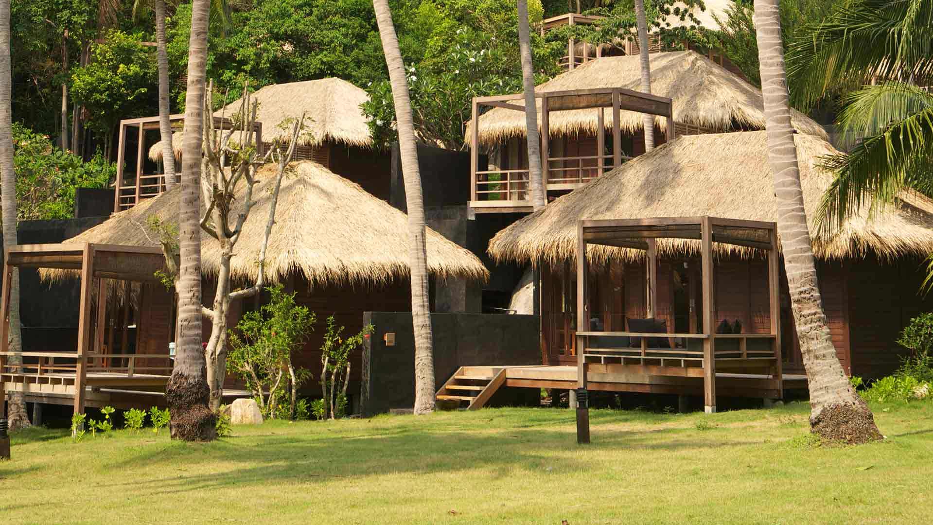 Thailand, Koh Tao, Haad Tien Beach Resort, Villaer Udend&oslash;rs