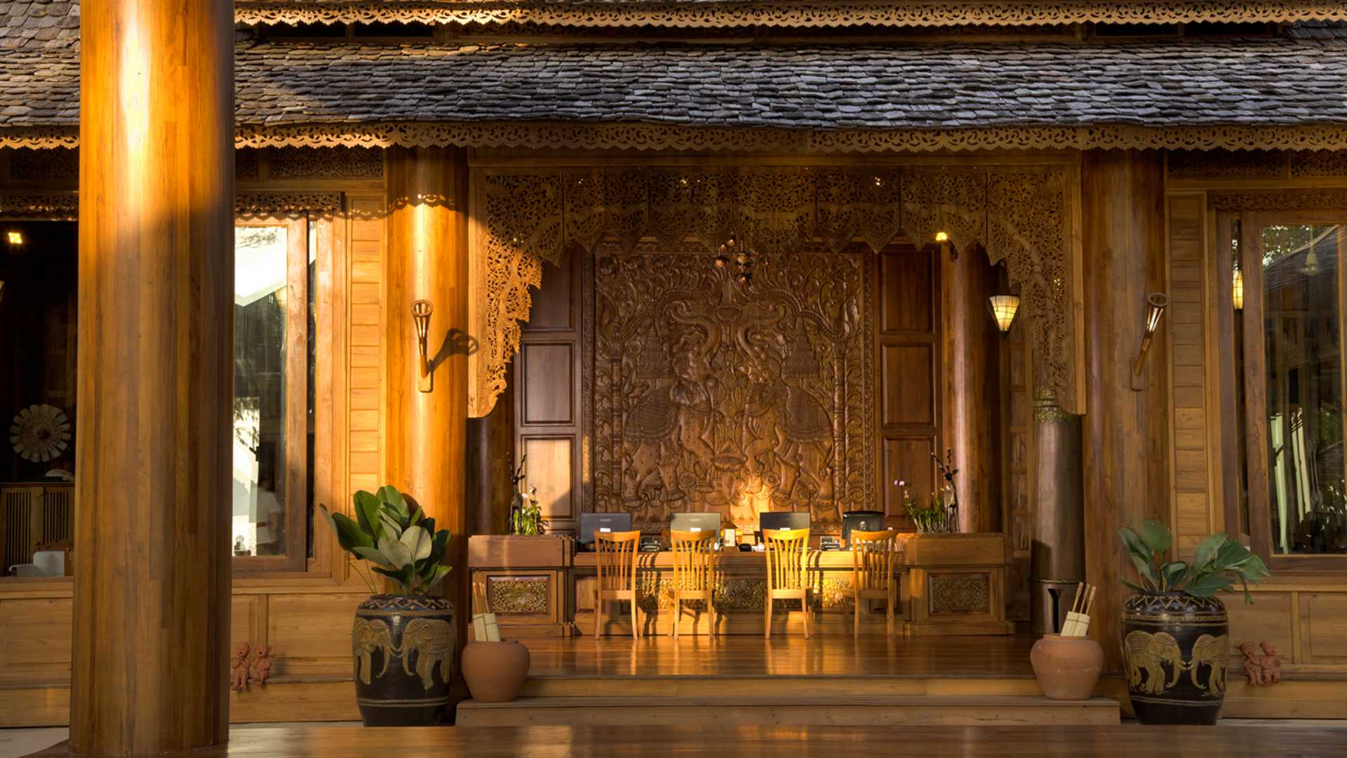 Thailand, Koh Yao Yai, Santhiya Koh Yao Yai Resort & Spa, Lobby Omr&aring;de