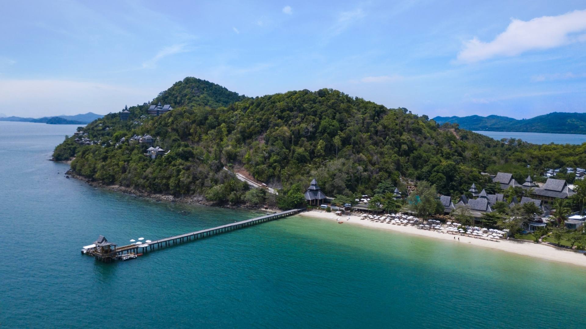 Thailand, Koh Yao Yai, Santhiya Koh Yao Yai Resort & Spa, Udsigt Resort