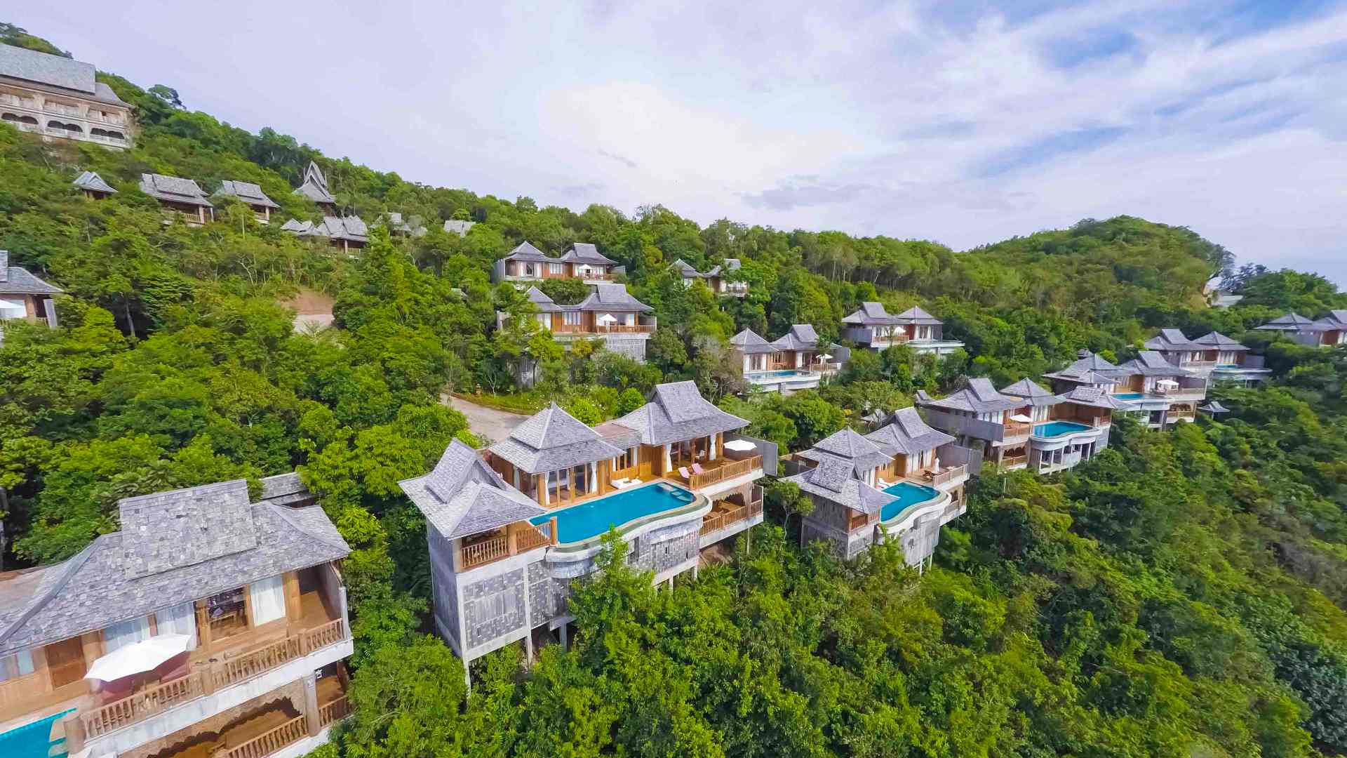Thailand, Koh Yao Yai, Santhiya Koh Yao Yai Resort & Spa, Resort Udsigt