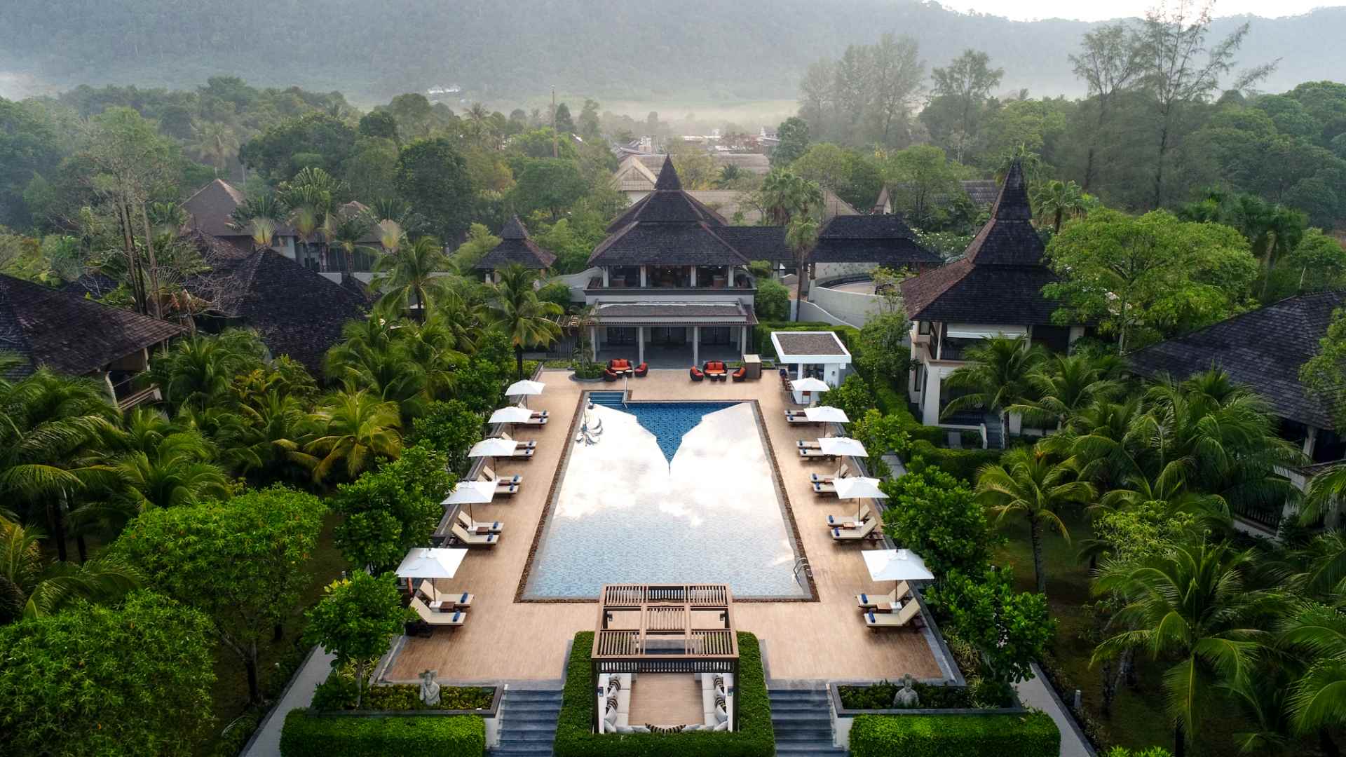Thailand, Koh Lanta, Layana Resort, Pool View