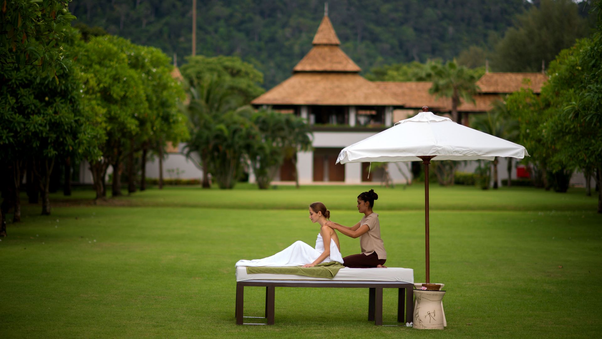 Thailand, Koh Lanta, Layana Resort, Outdoor Spa