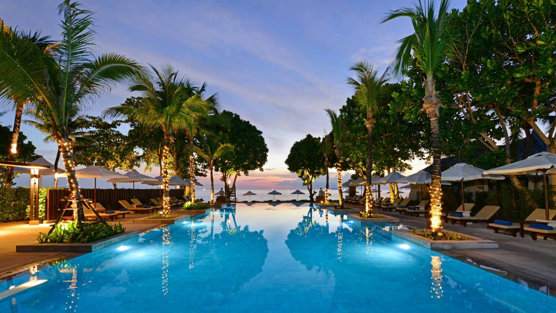 Thailand, Koh Lanta, Layana Resort, Pool View