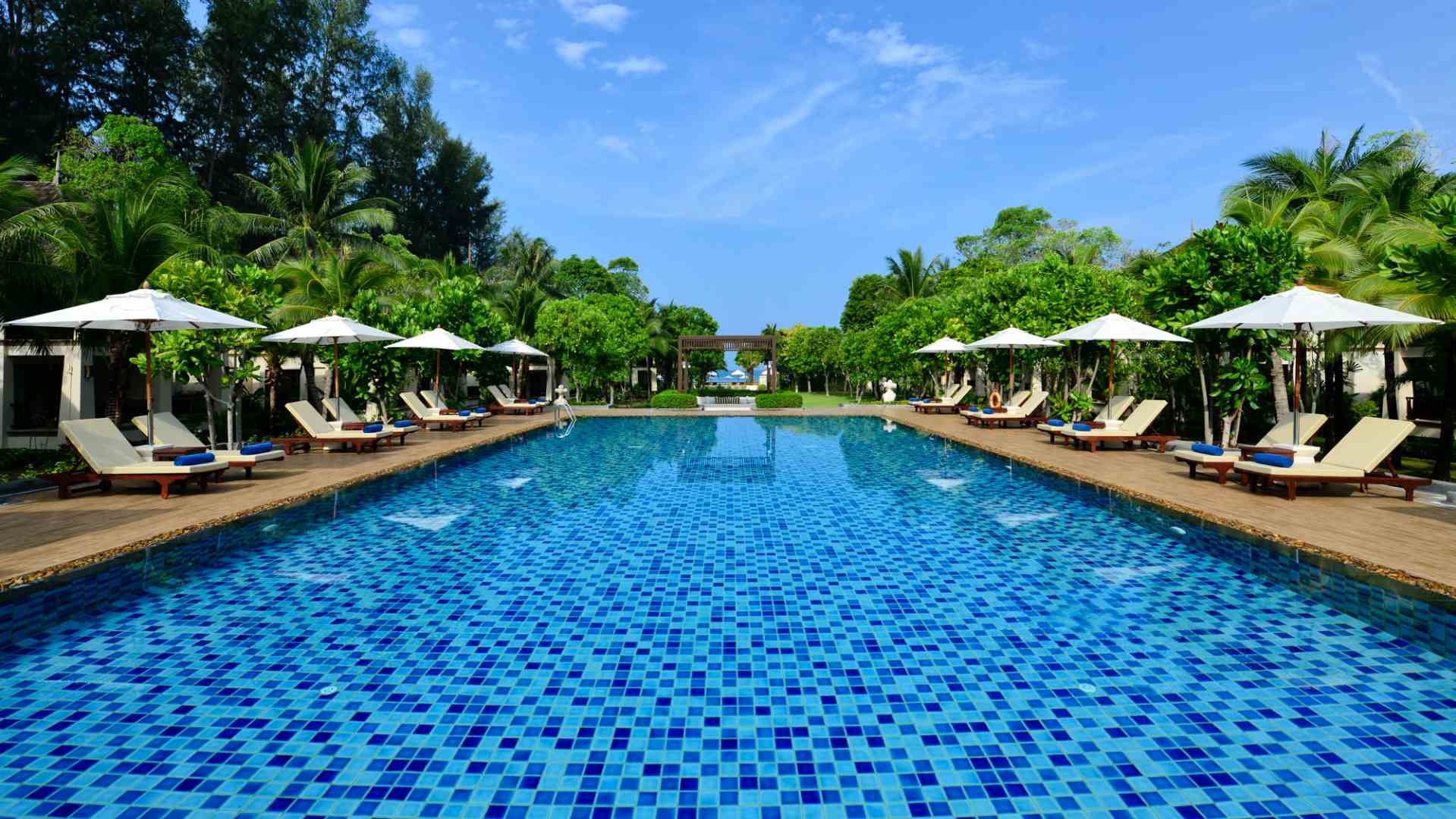 Thailand, Koh Lanta, Layana Resort, Pool View
