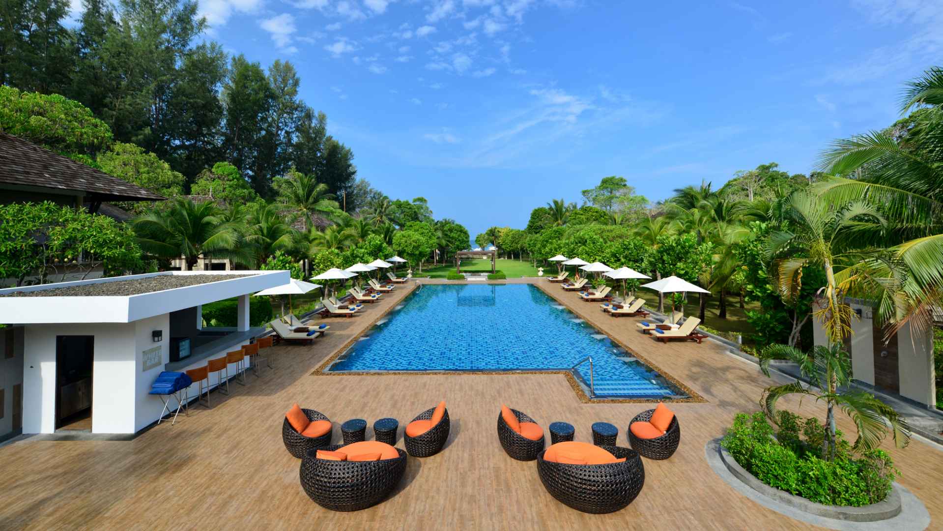Thailand, Koh Lanta, Layana Resort, Pool View