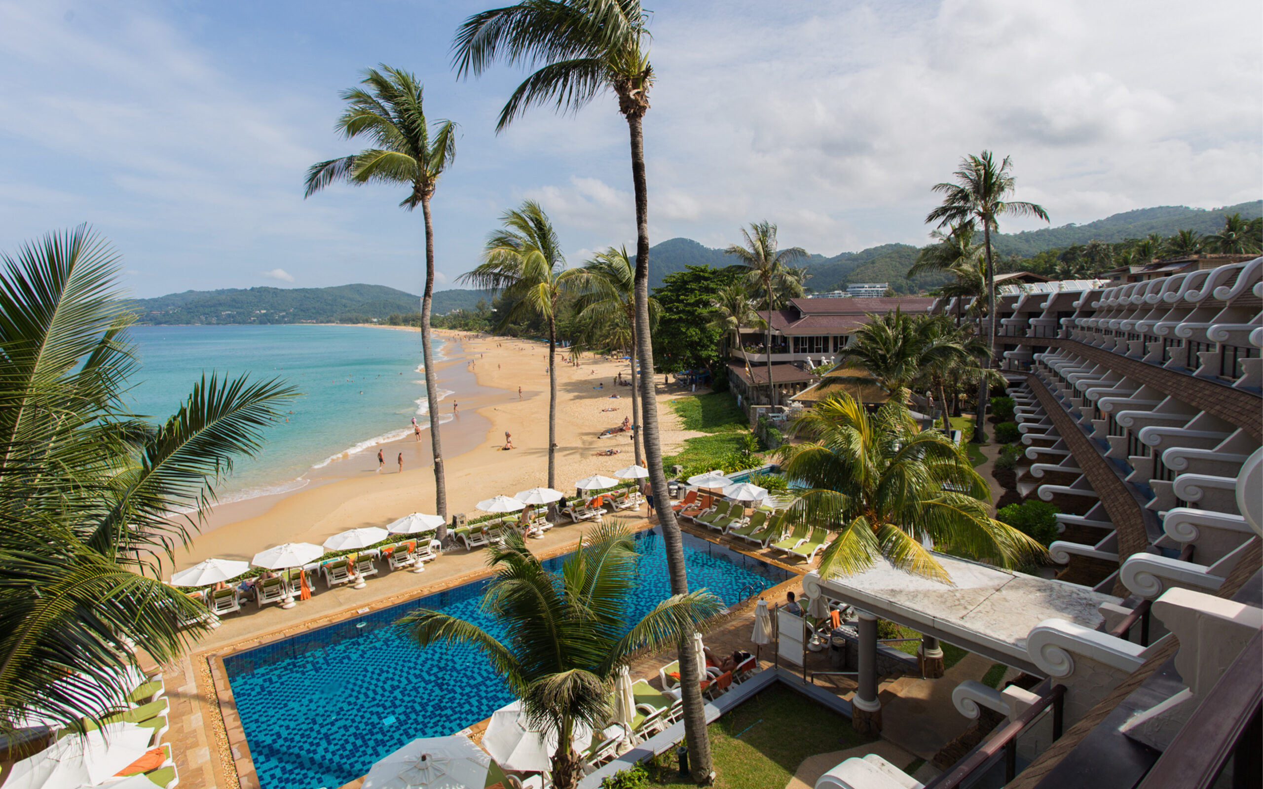 Rejser til Thailand, Phuket, Beyond Resort Karon, pool og strand