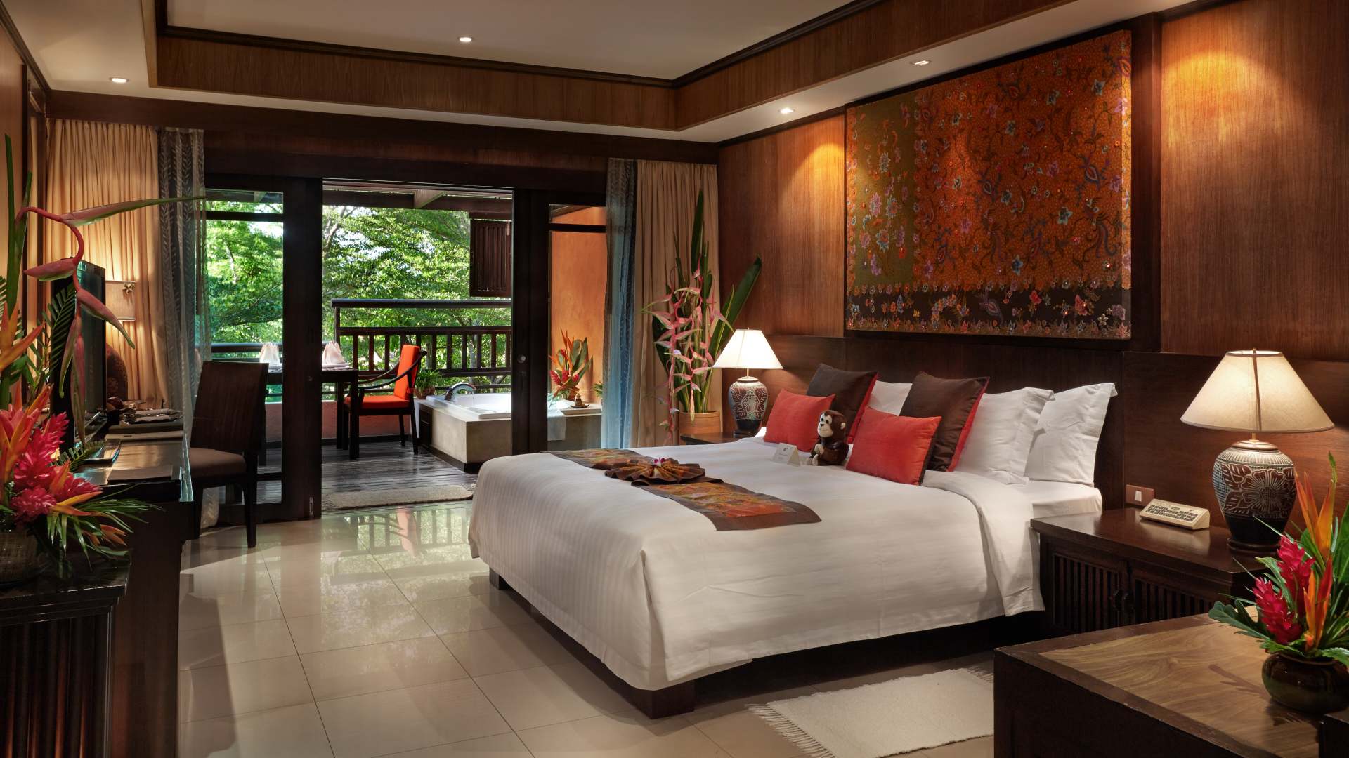 Thailand, Koh Samui, Bo Phut Resort, Deluxe Jacuzzi Værelse