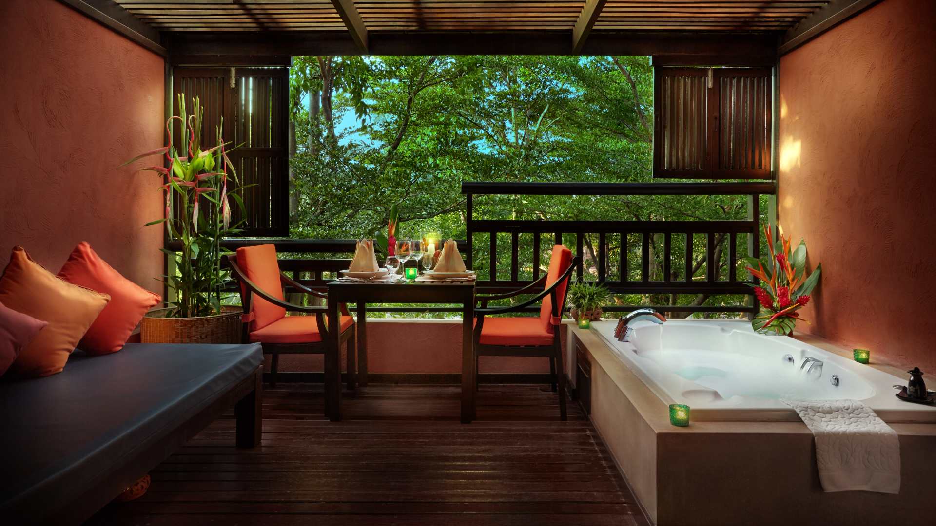 Thailand, Koh Samui, Bo Phut Resort, Deluxe Jacuzzi Værelse
