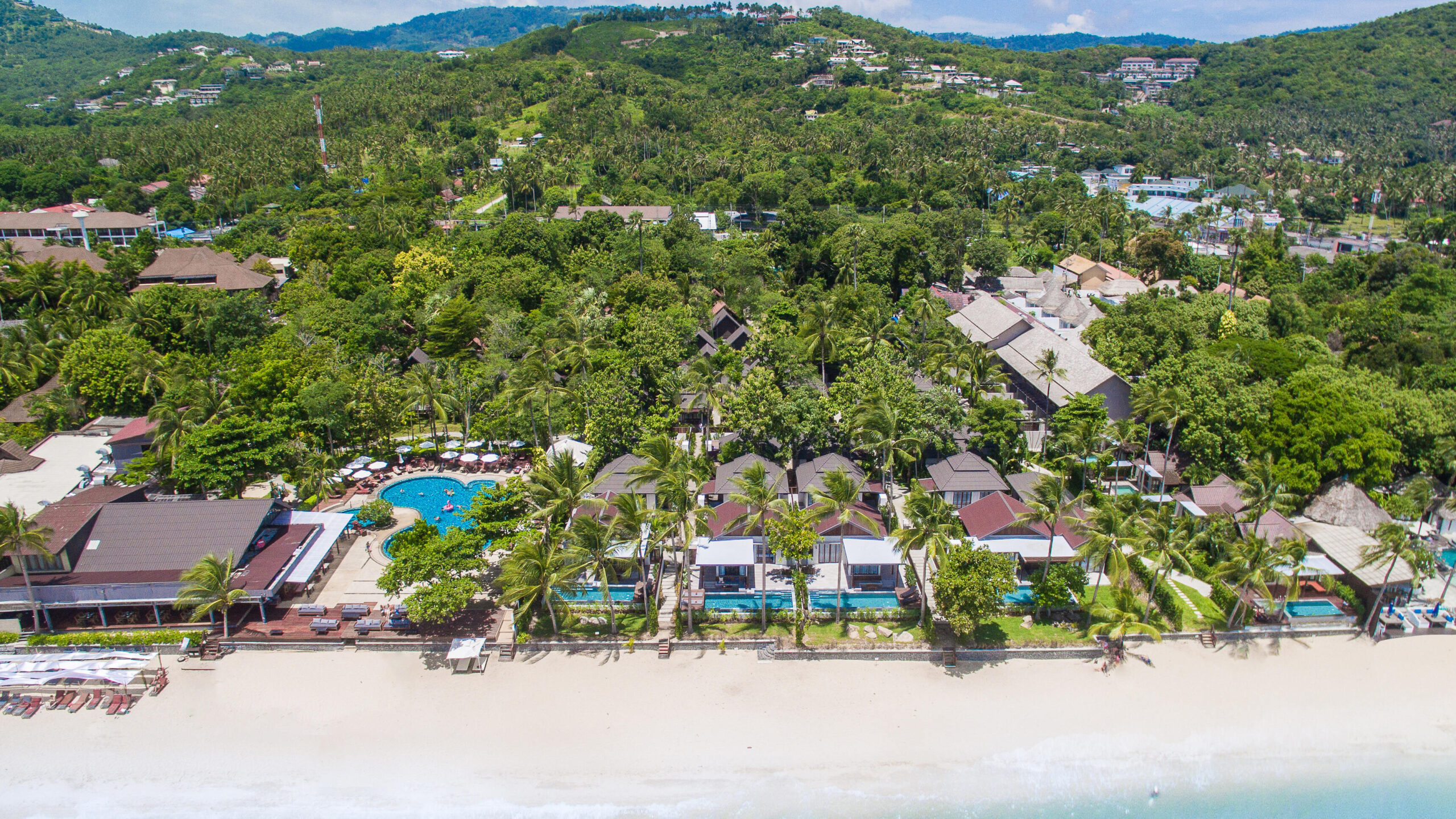 Thailand, Koh Samui, Peace Resort Samui, Udsigt Resort