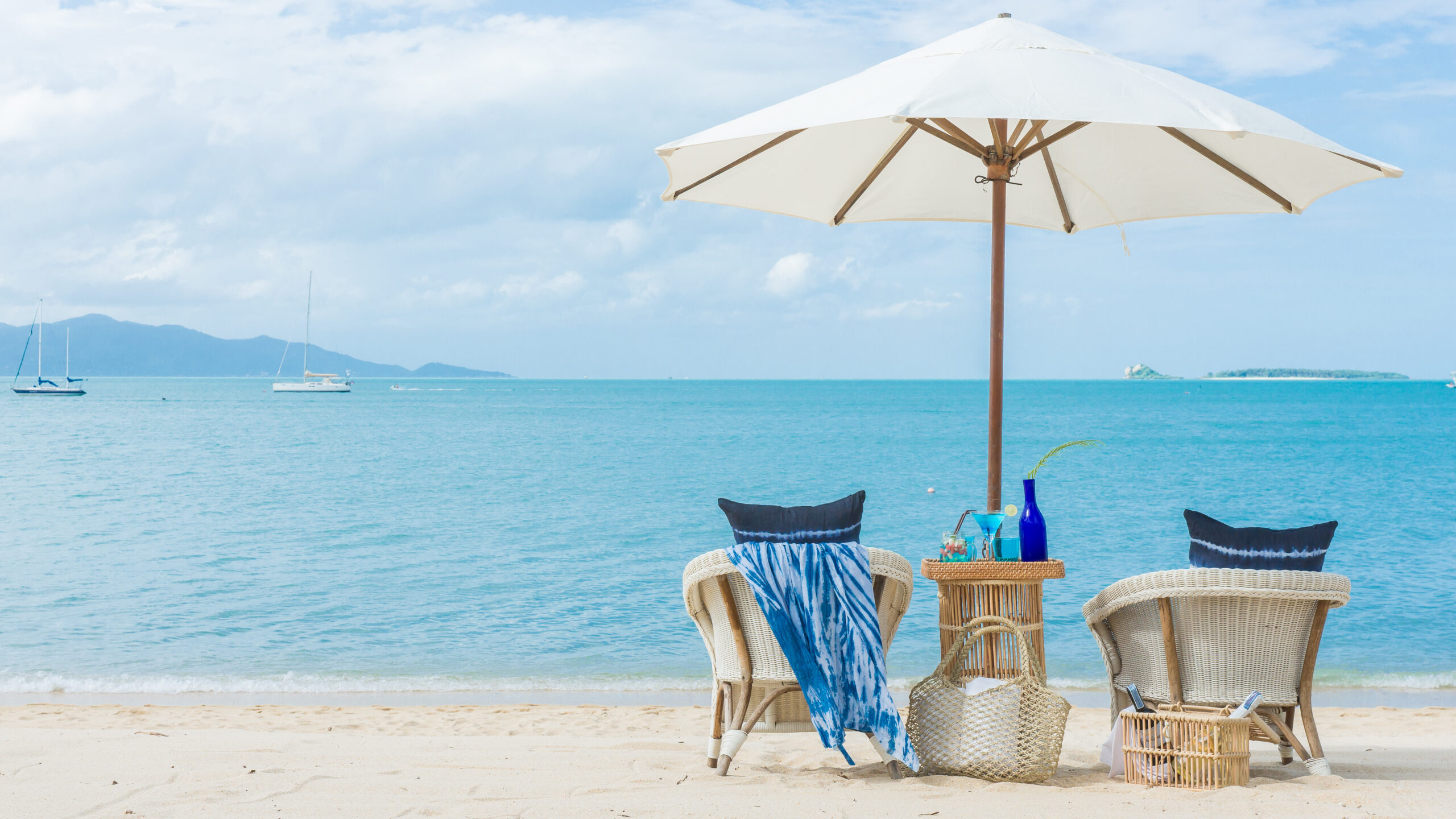 Thailand, Koh Samui, Peace Resort Samui, Strand Udsigt