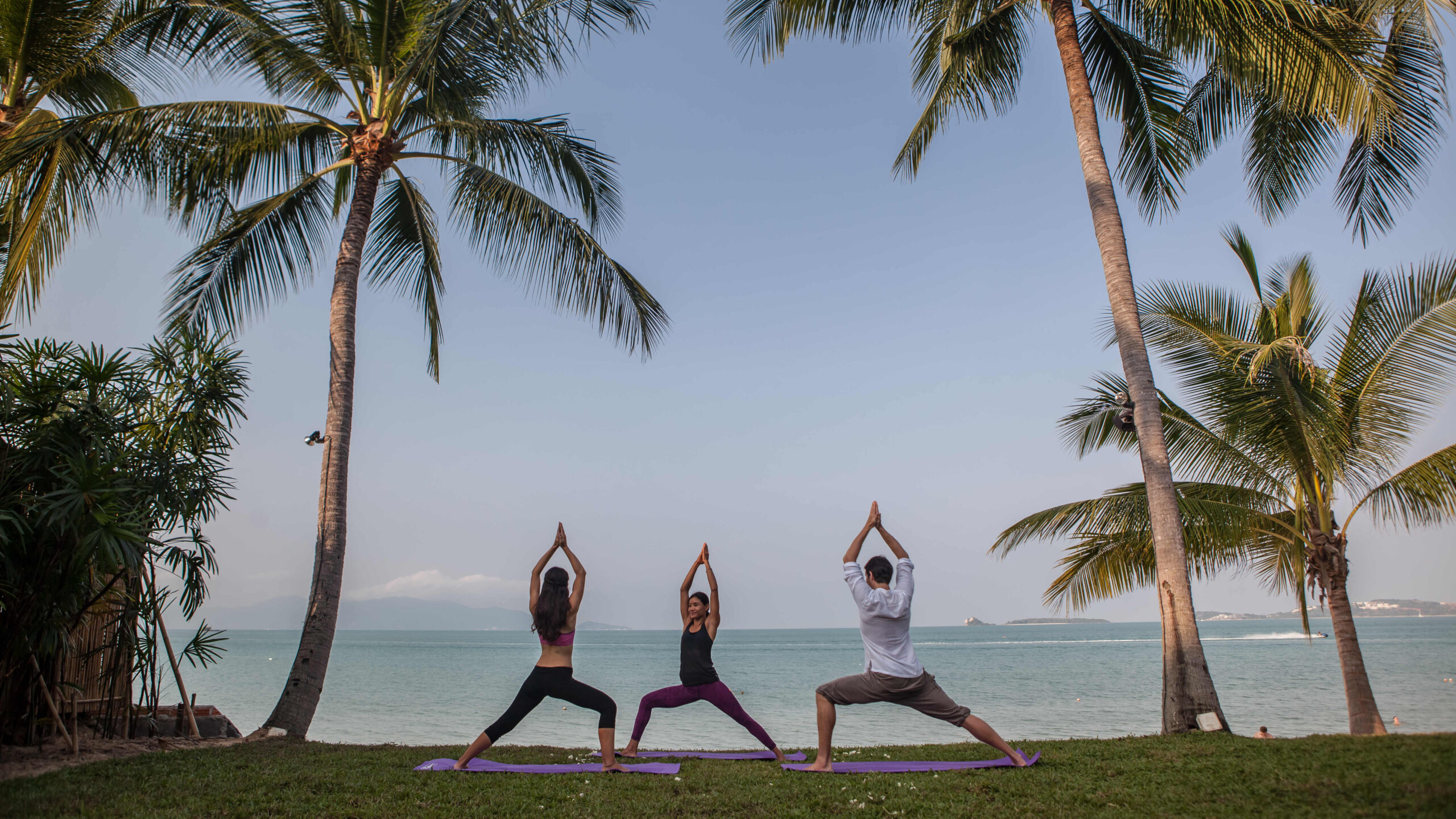 Thailand, Koh Samui, Peace Resort Samui, Yoga Stranden