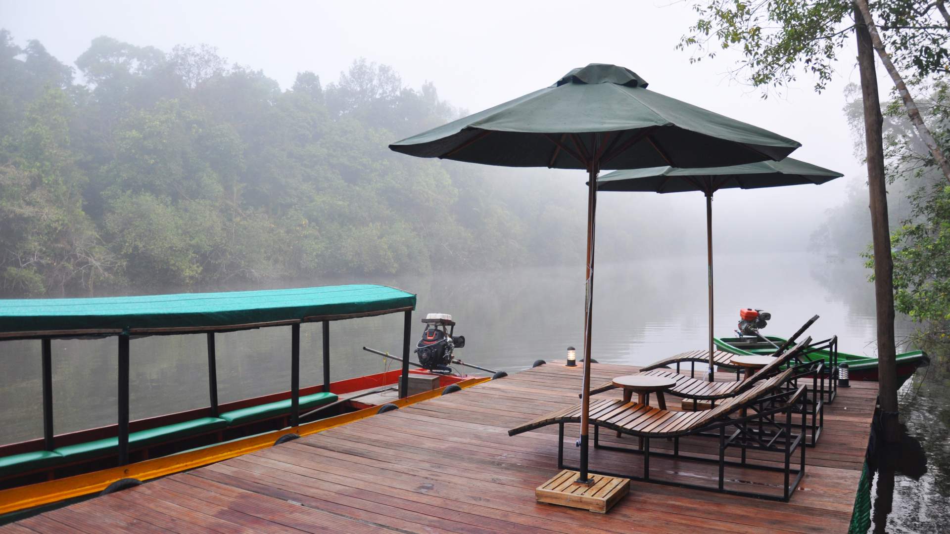 Cambodia, Cardamom Mountains, Cardamom Tented Camp, Sun deck
